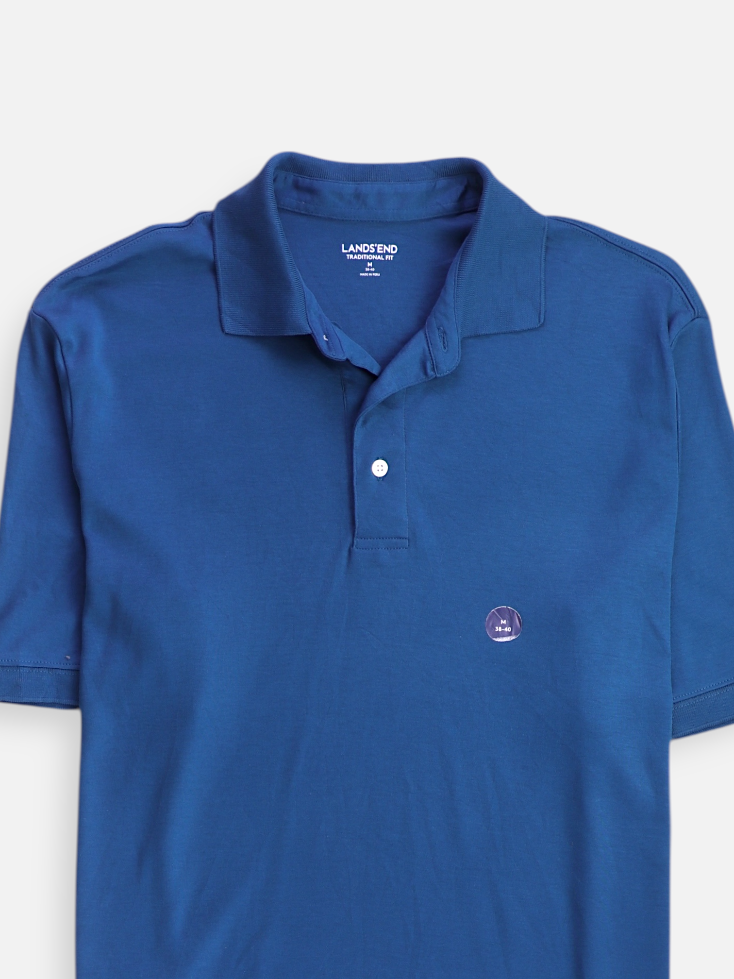 LANDS END Camisa Casual - Hombre - Medium