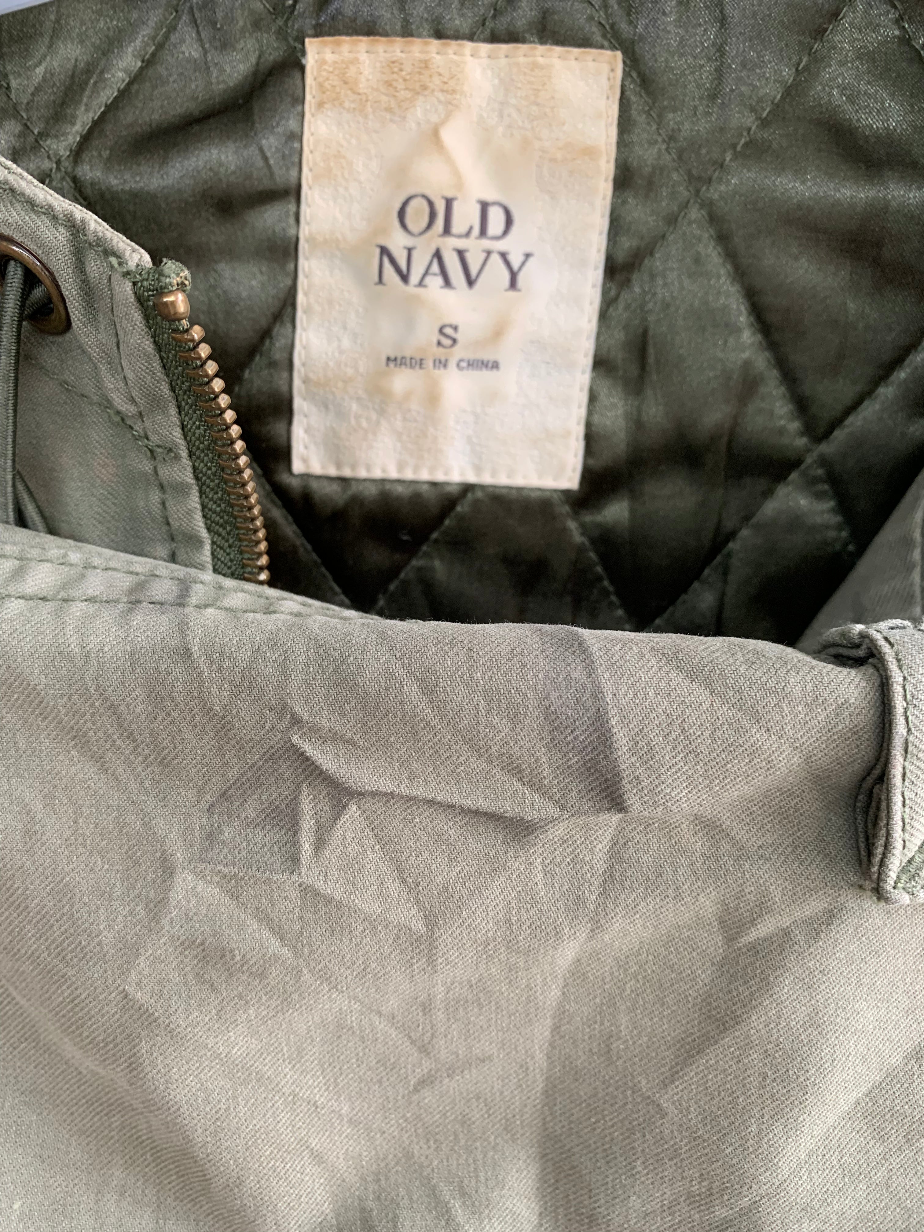 Old Navy Chaqueta Militar Basic - Mujer - Small