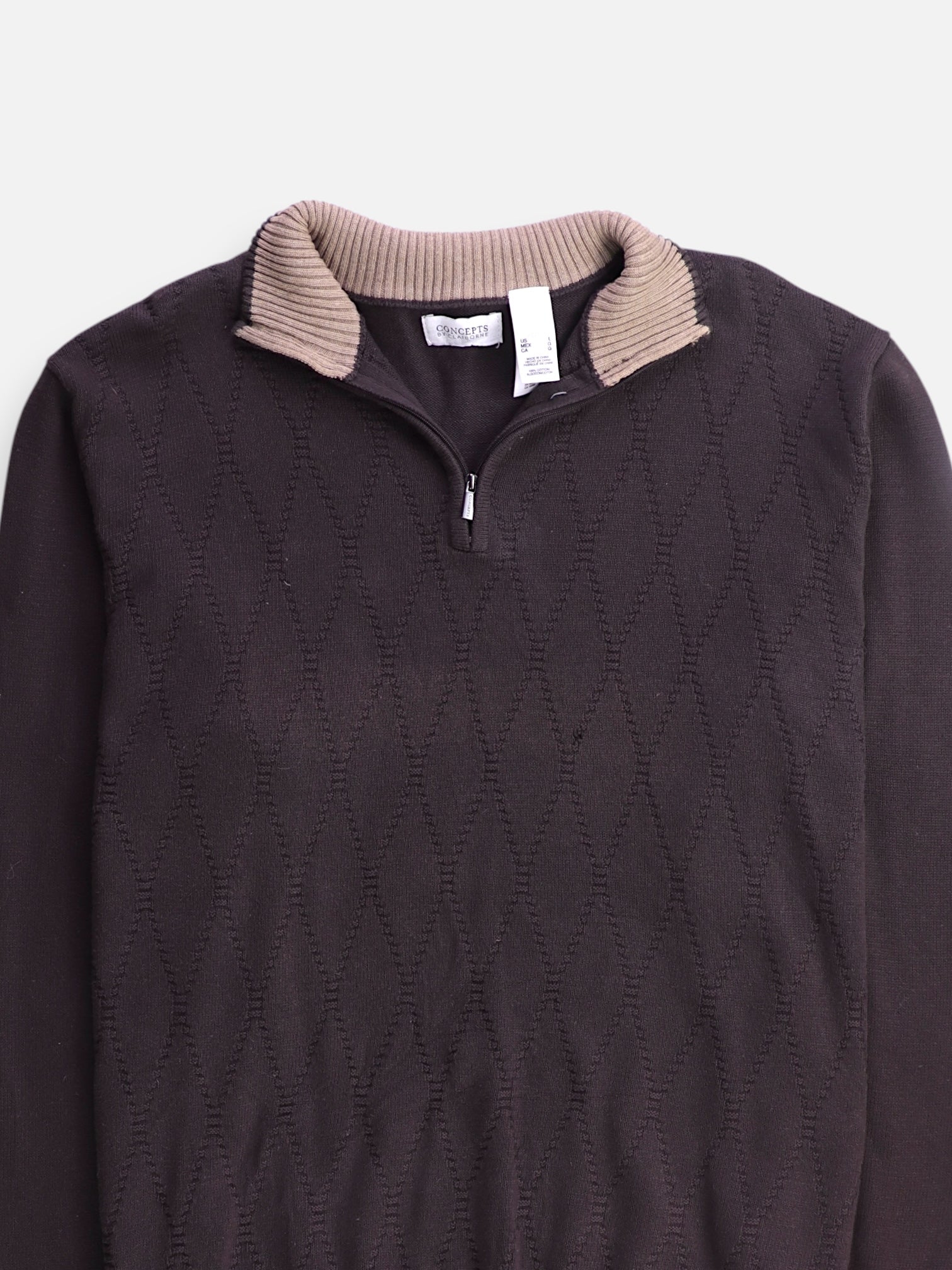 Sueter Fleece Casual - Hombre - Large