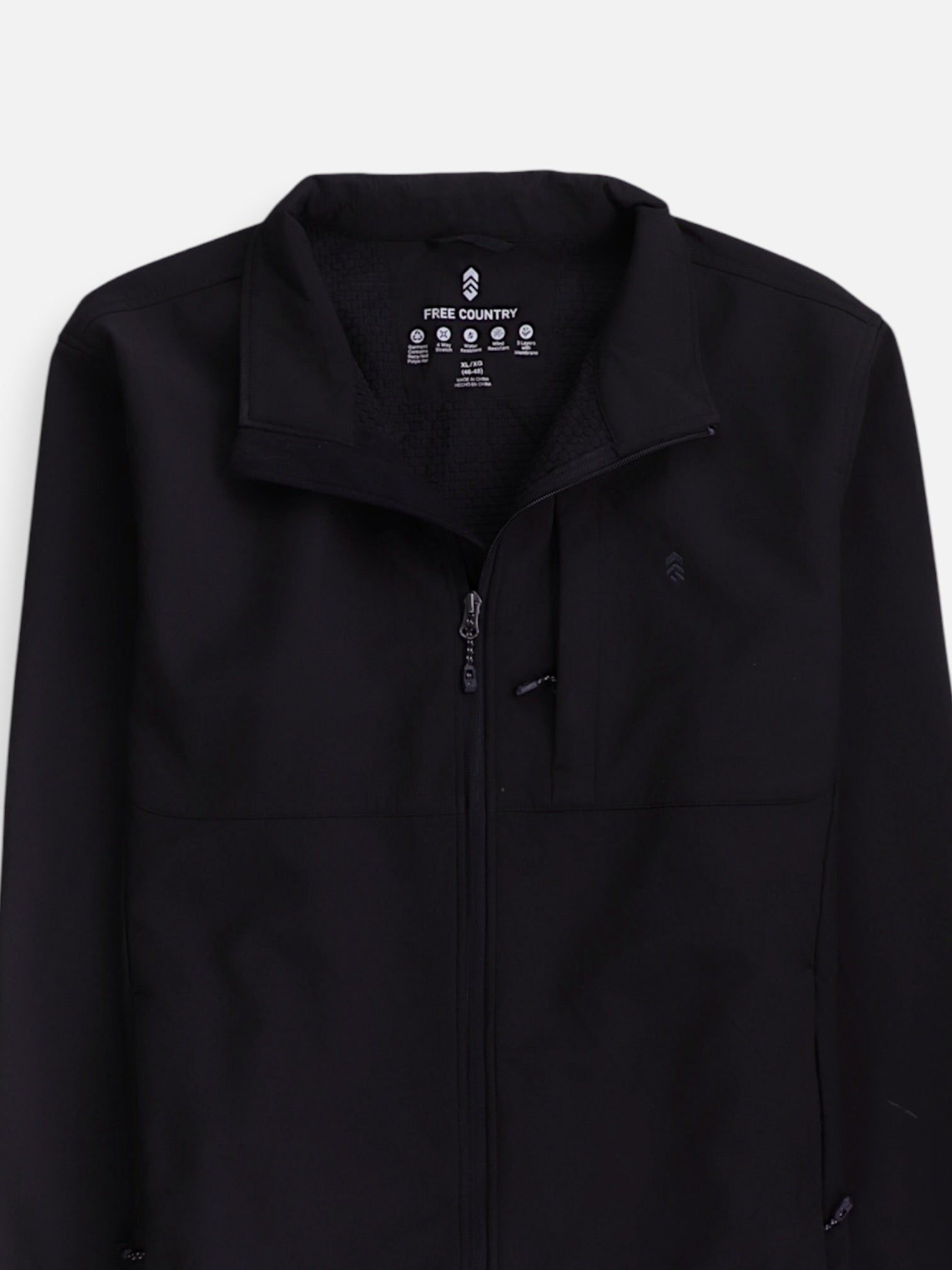 FREE COUNTY Sudadera Fleece Basic - Hombre - XL