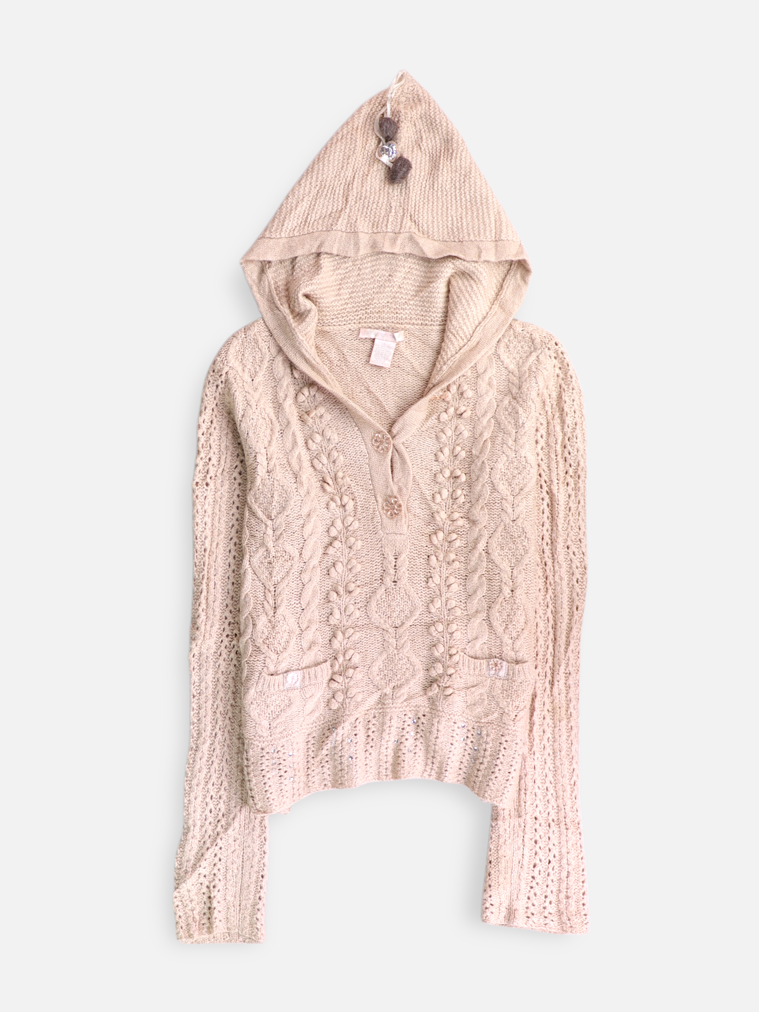 Sudadera Hoodie Knit - Mujer - Large