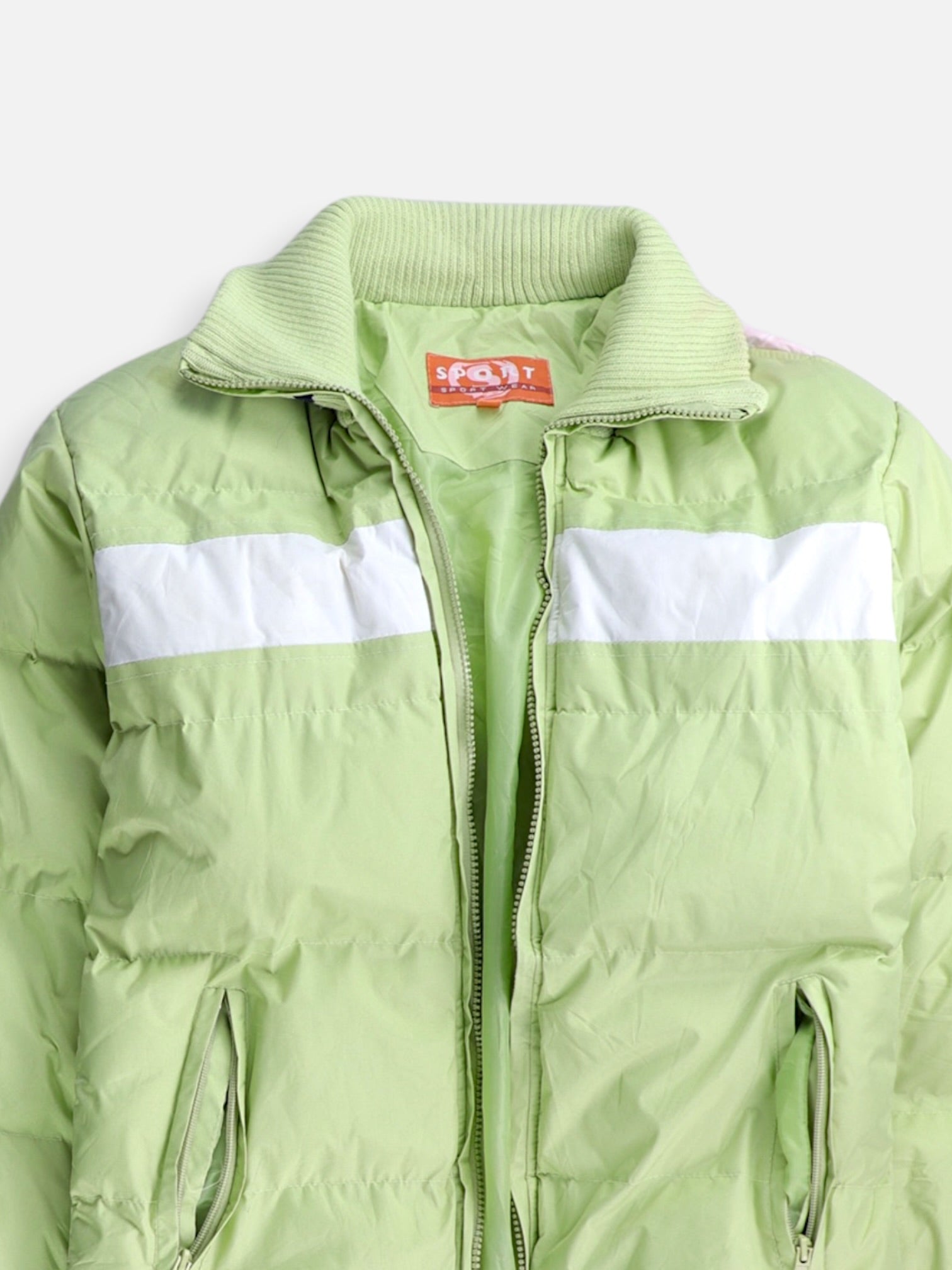 Chaqueta Puffer Color Block - Mujer - Small