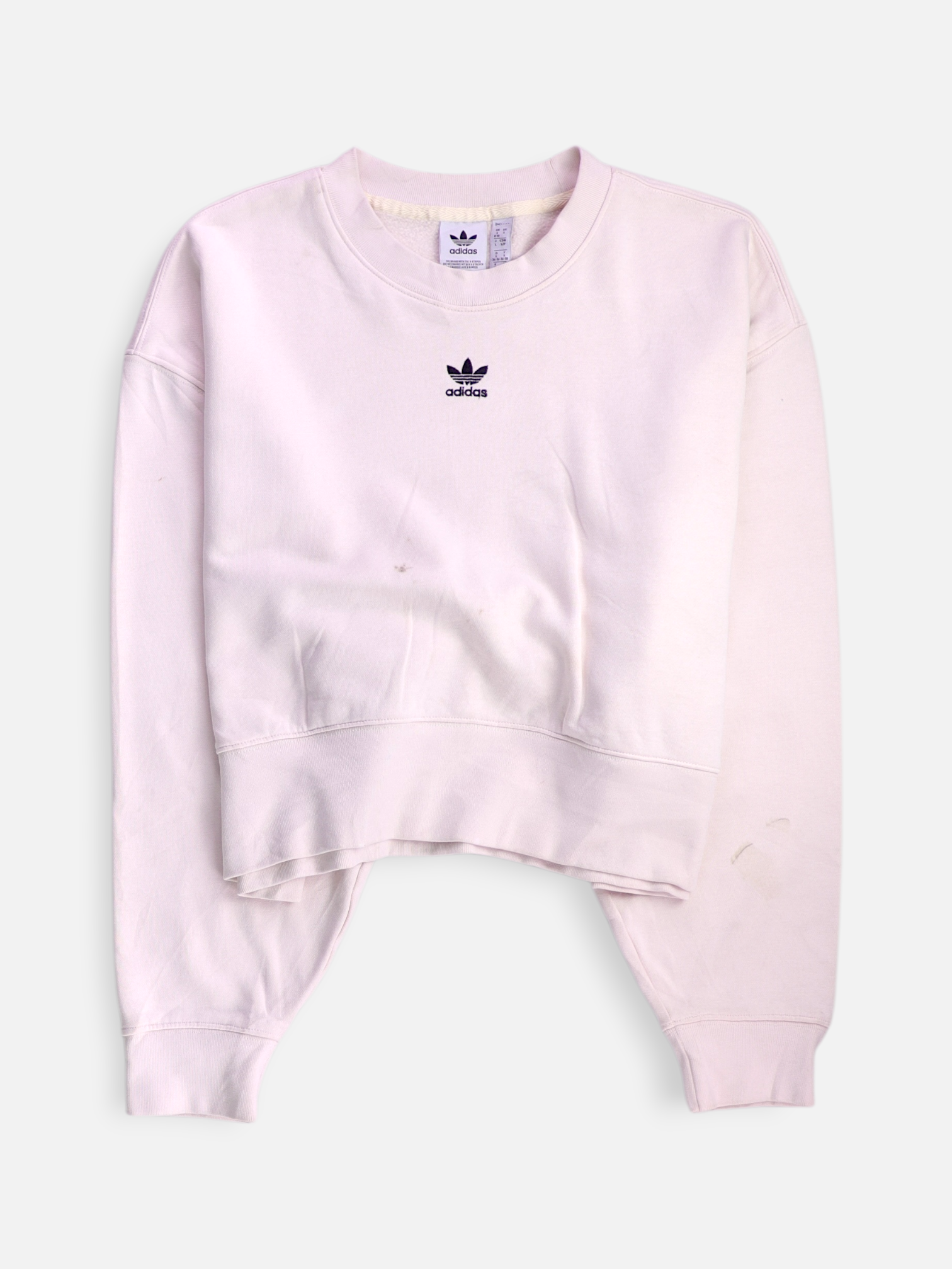 Adidas Sudadera Sweatshirt Crop Top - Mujer - Small