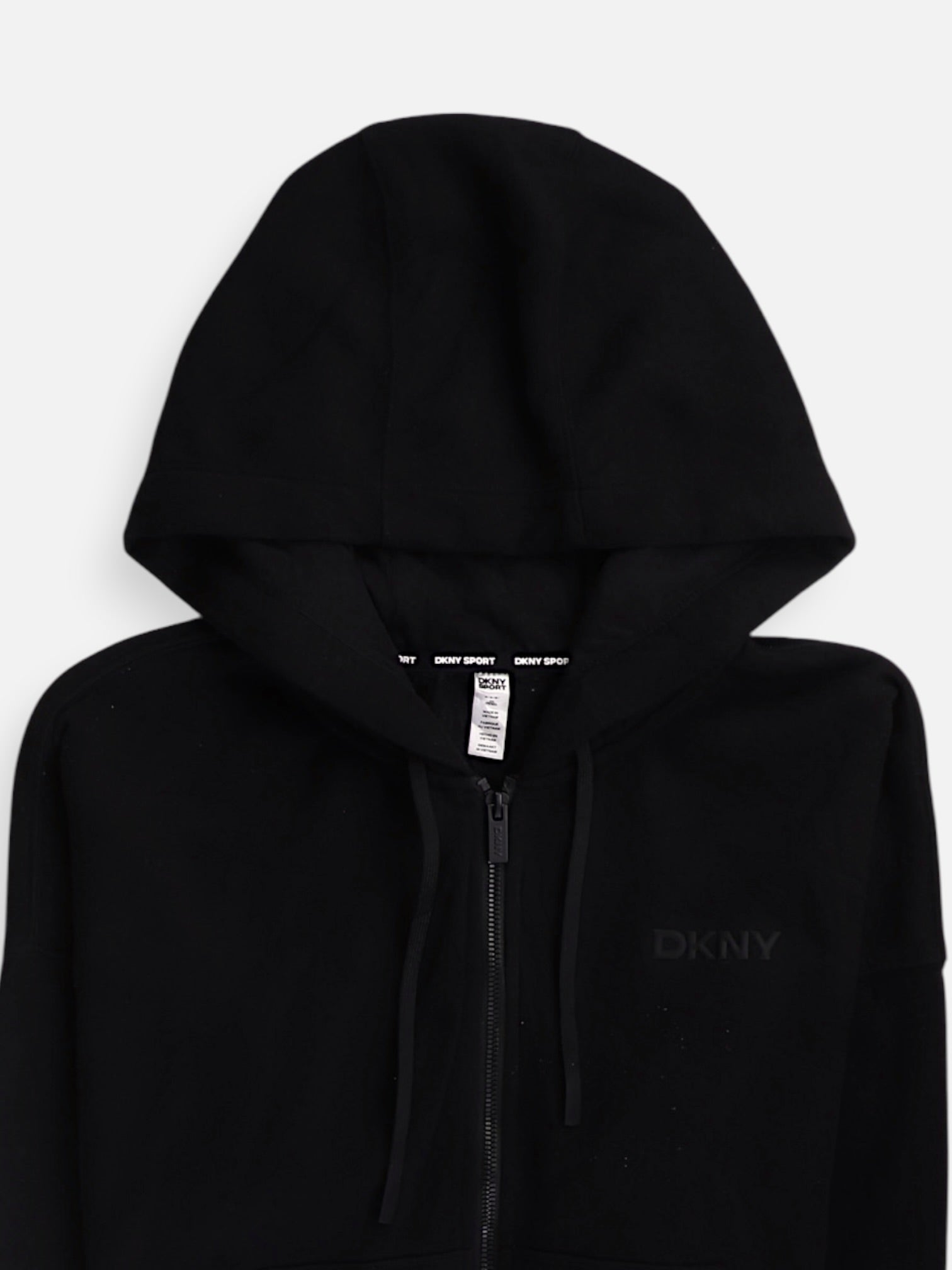 DKNY Sudadera Hoodie Basic - Mujer - Medium