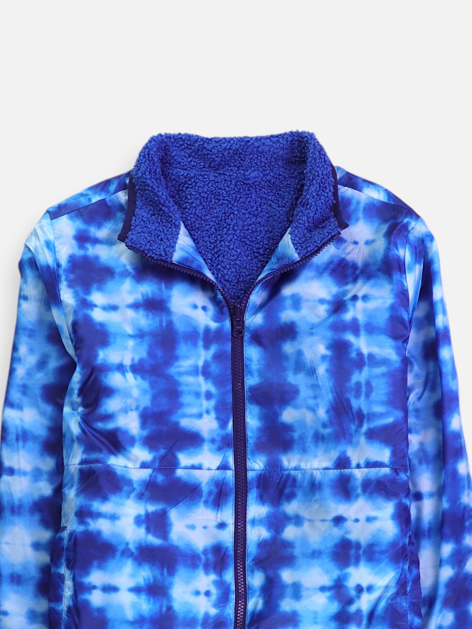 LANDS END Sudadera Fleece Color Block - Niño - XL - 14-16Y (Años)