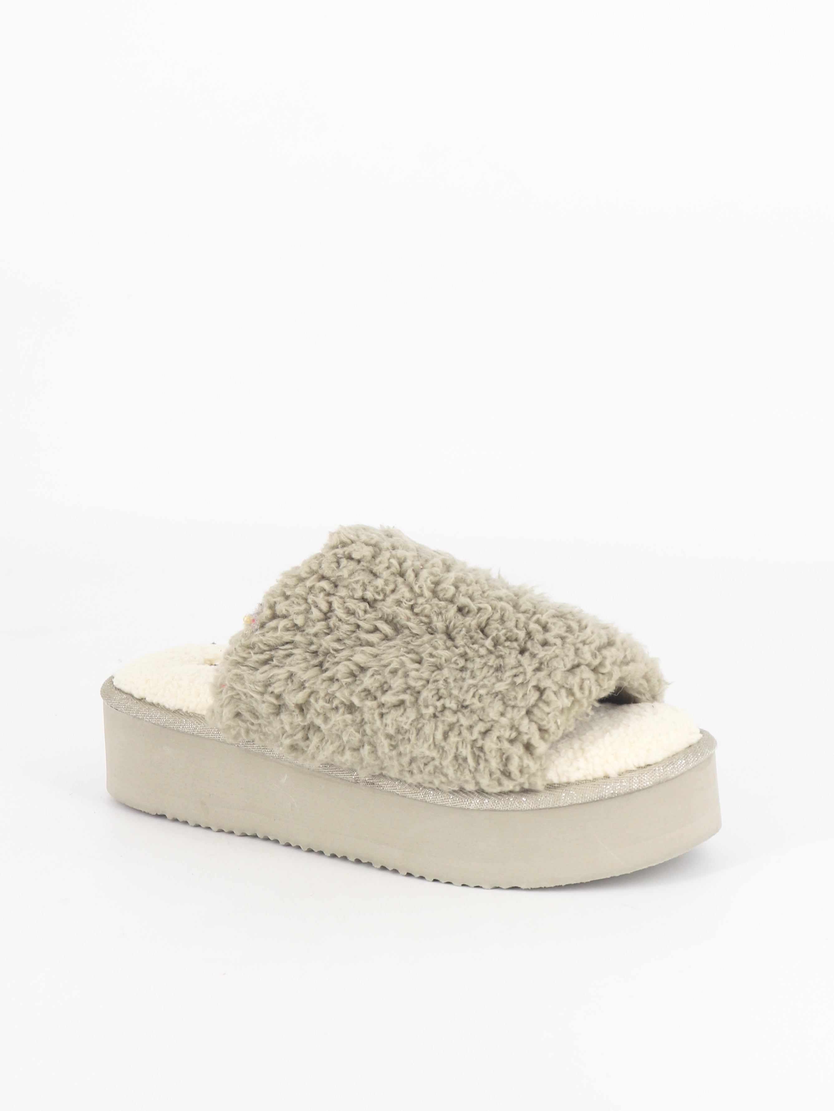 Pantuflas Casual Teddy - Mujer - US 7