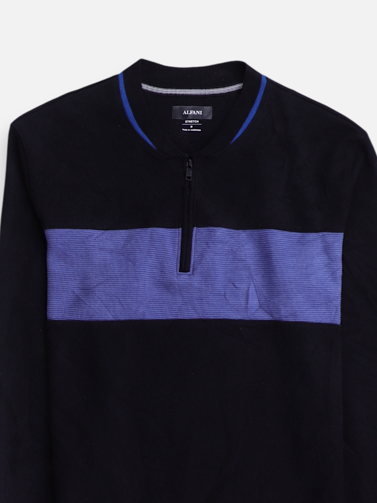 ALFANI Sudadera Fleece Color Block - Hombre - Medium