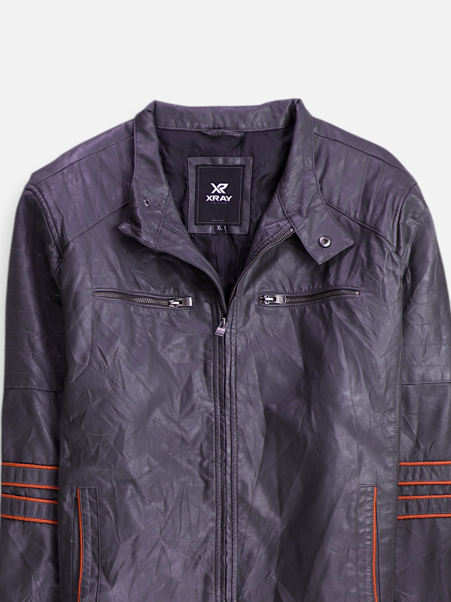 Chaqueta Casual Cuero - Hombre - XL