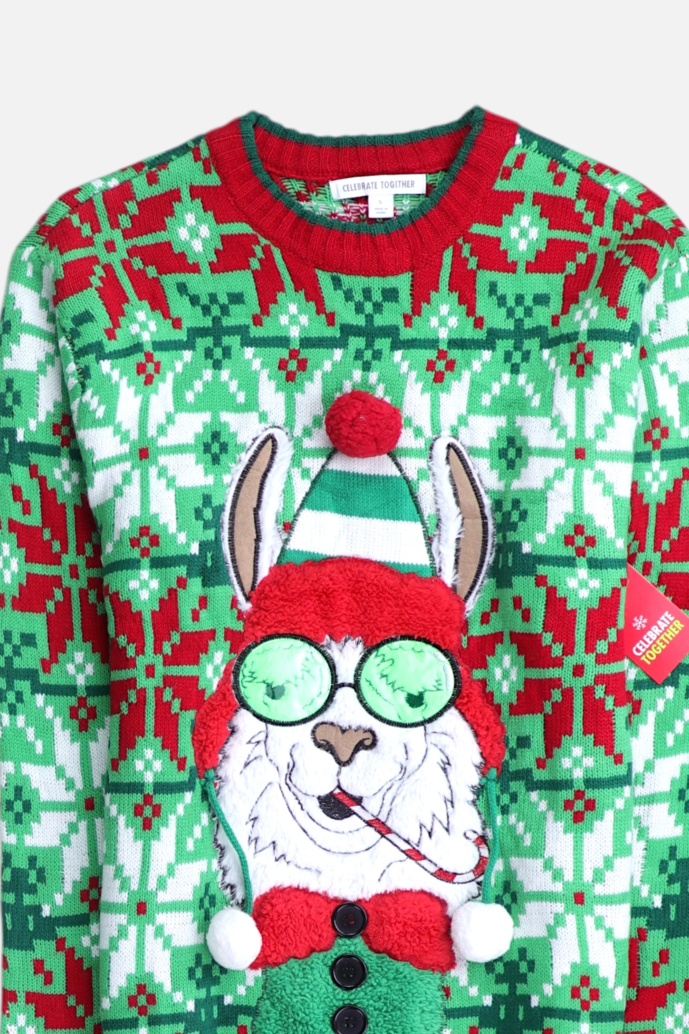 Sueter Knit Navideño - Hombre - Small