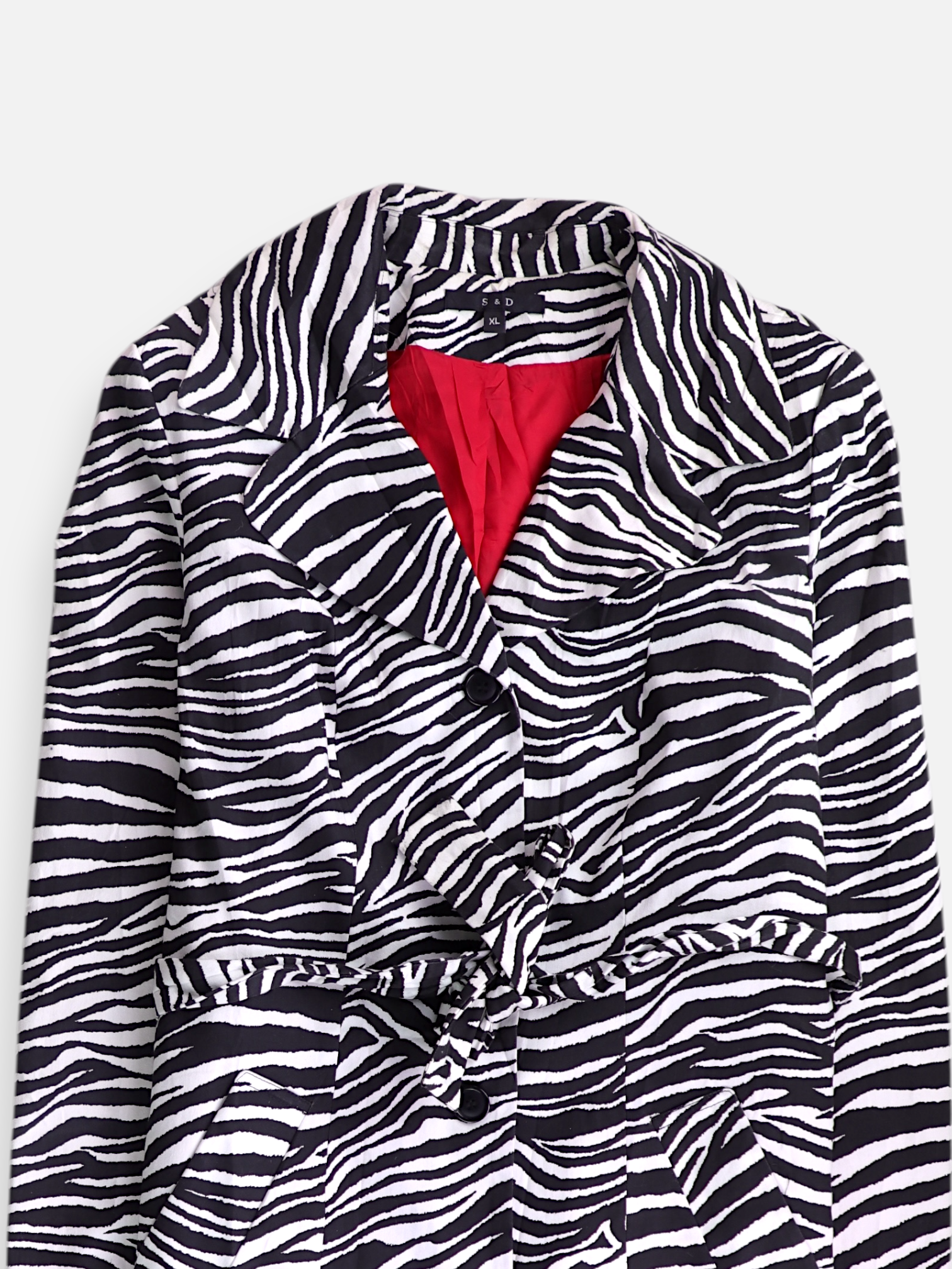 Abrigo Trench Coat Animal Print - Mujer - XL