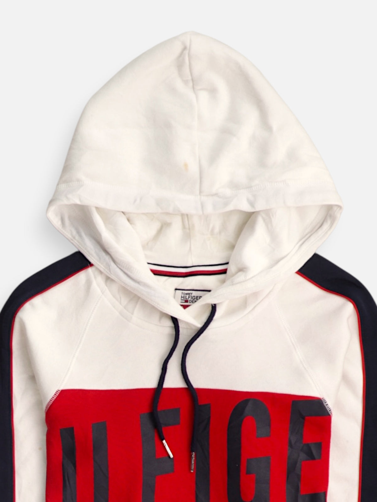 Tommy Hilfiger Sudadera Hoodie Color Block - Hombre - Small