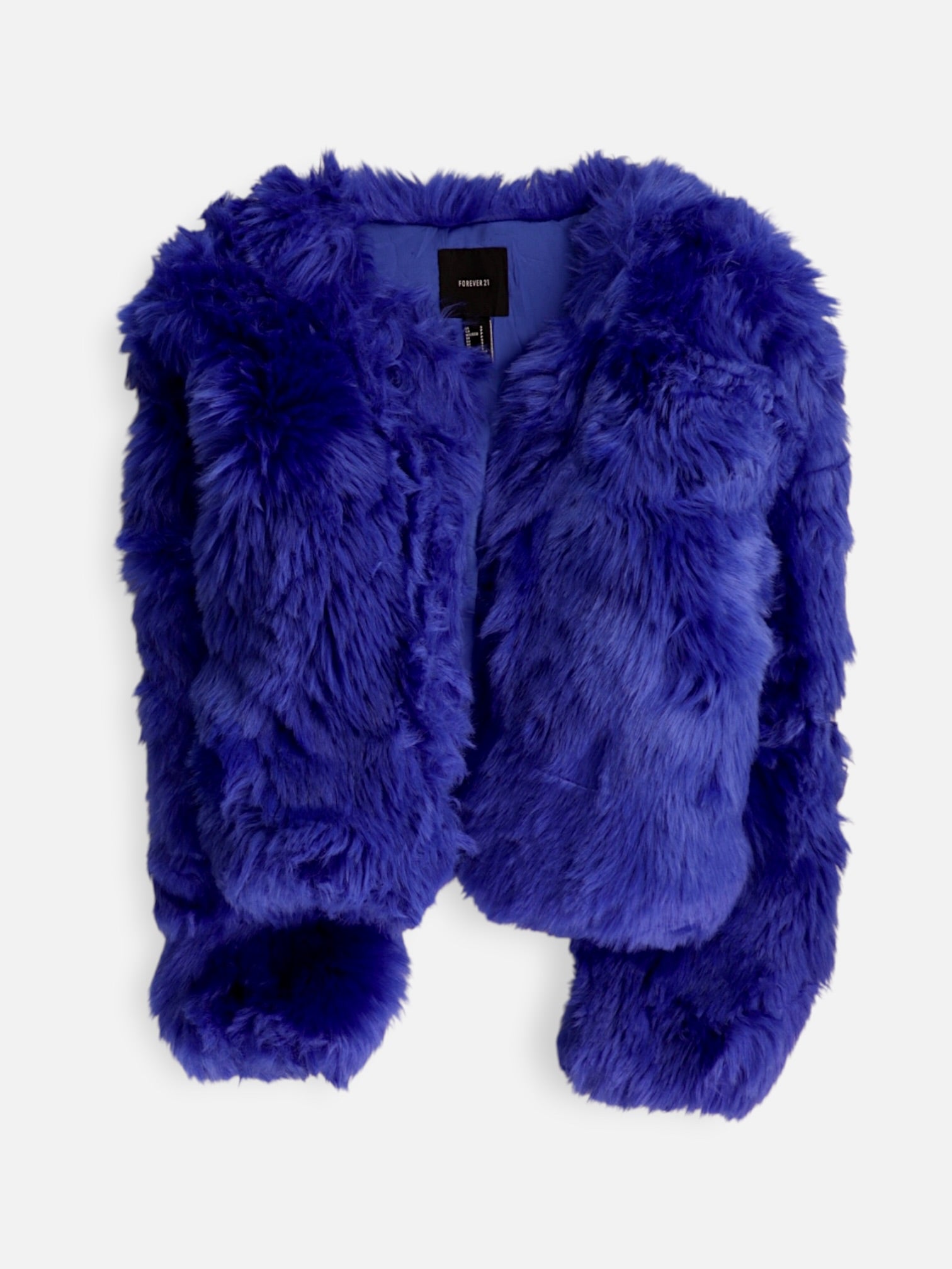 Forever 21 Chaqueta Casual Teddy - Mujer - Small