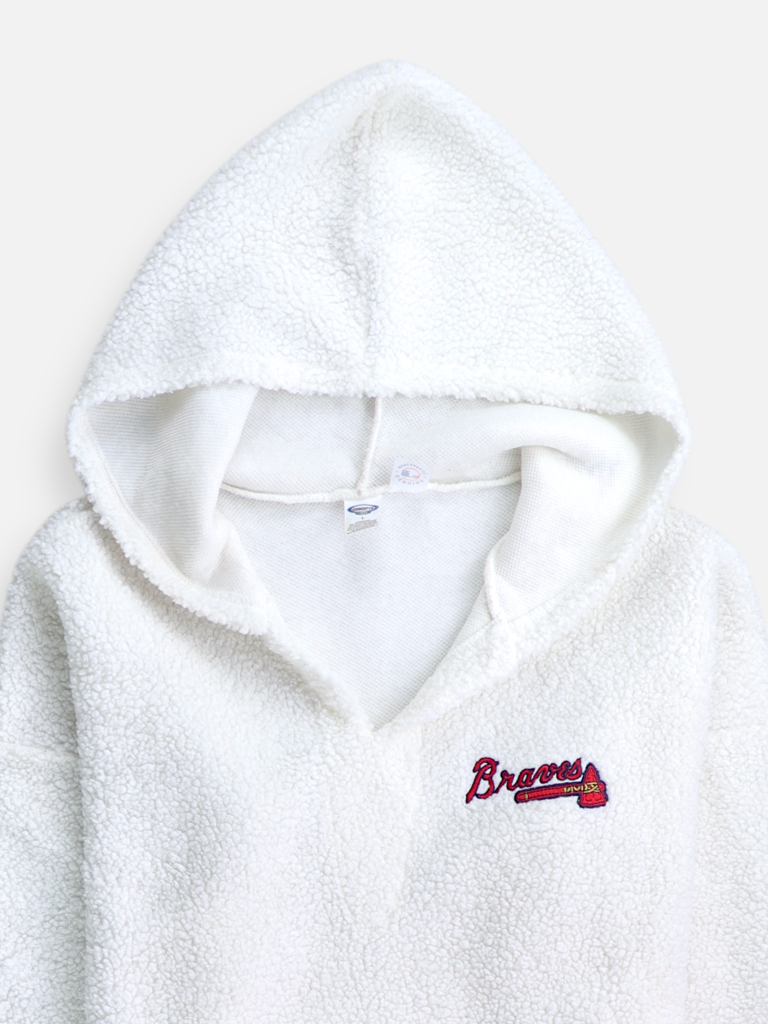 MLB Sudadera Hoodie Teddy - Mujer - Large