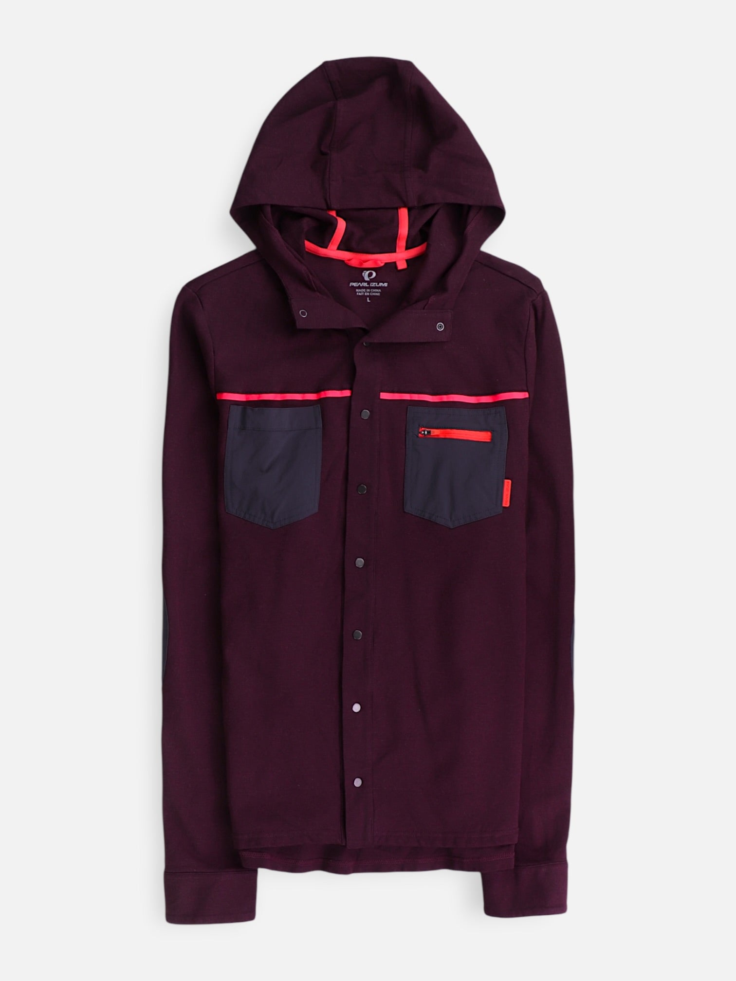 Sudadera Fleece Color Block - Hombre - Large