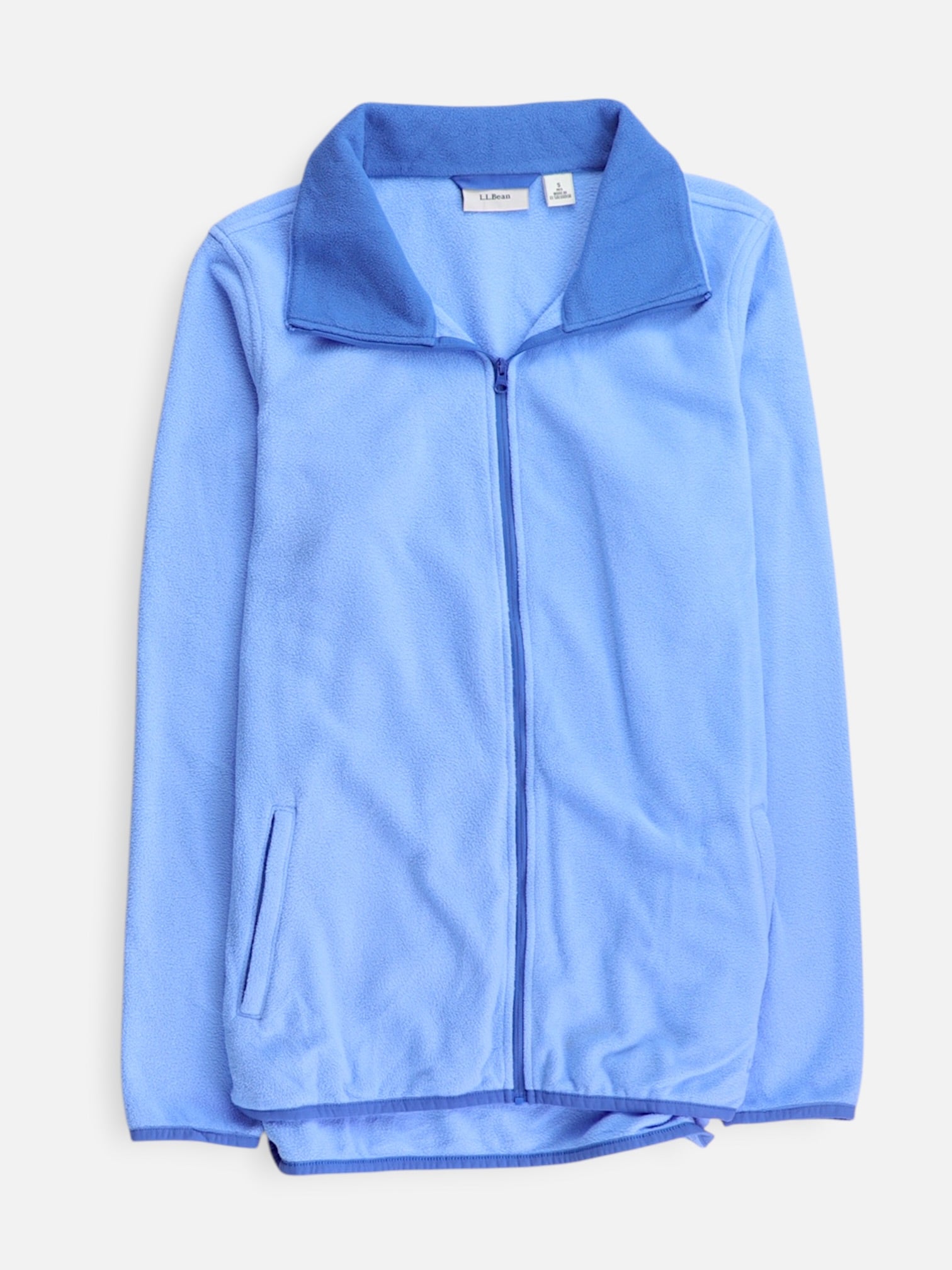 LL BEAN Sueter Fleece Casual - Mujer - Small