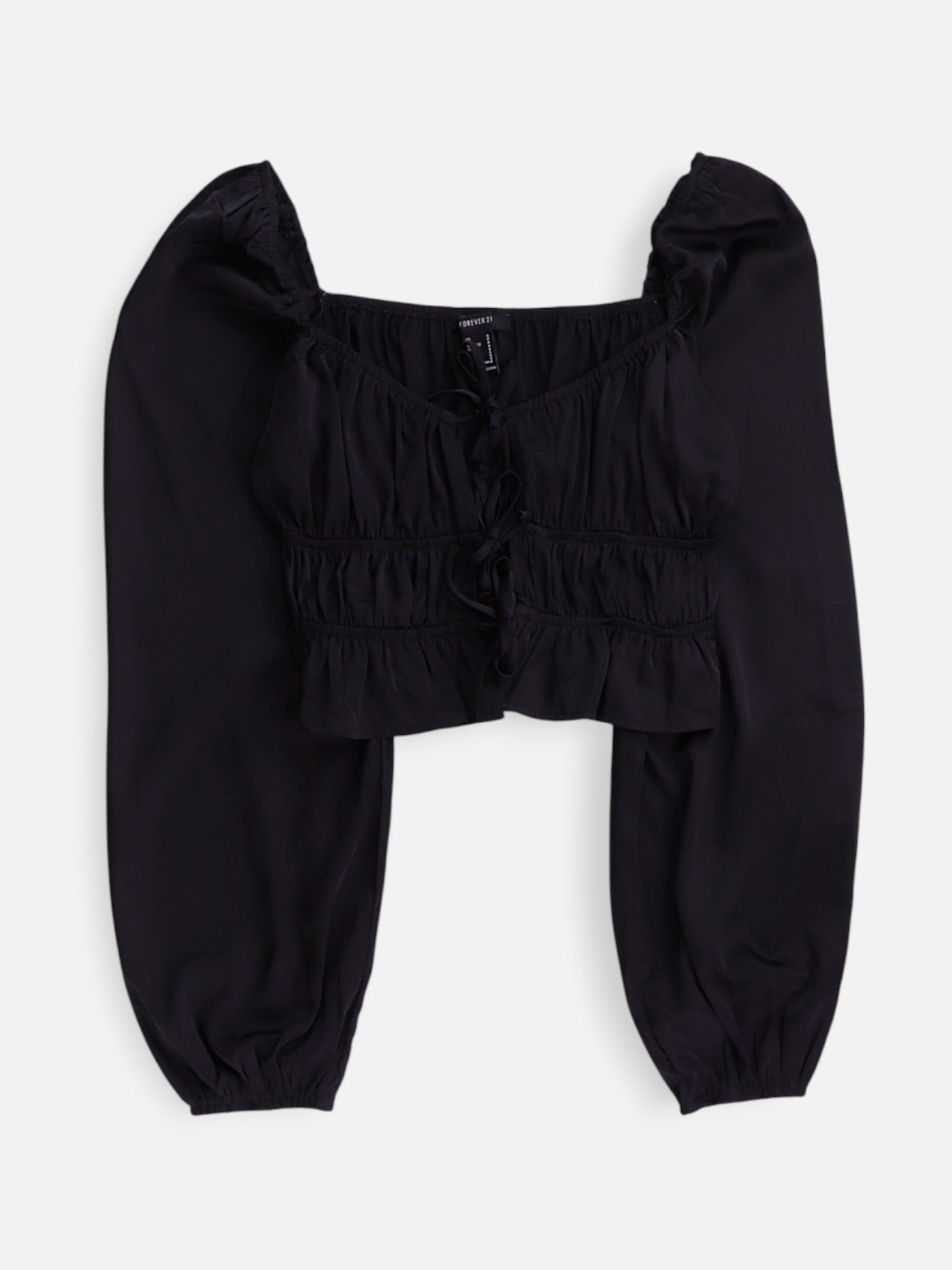 Forever 21 Blusa Crop Top - Mujer - Small
