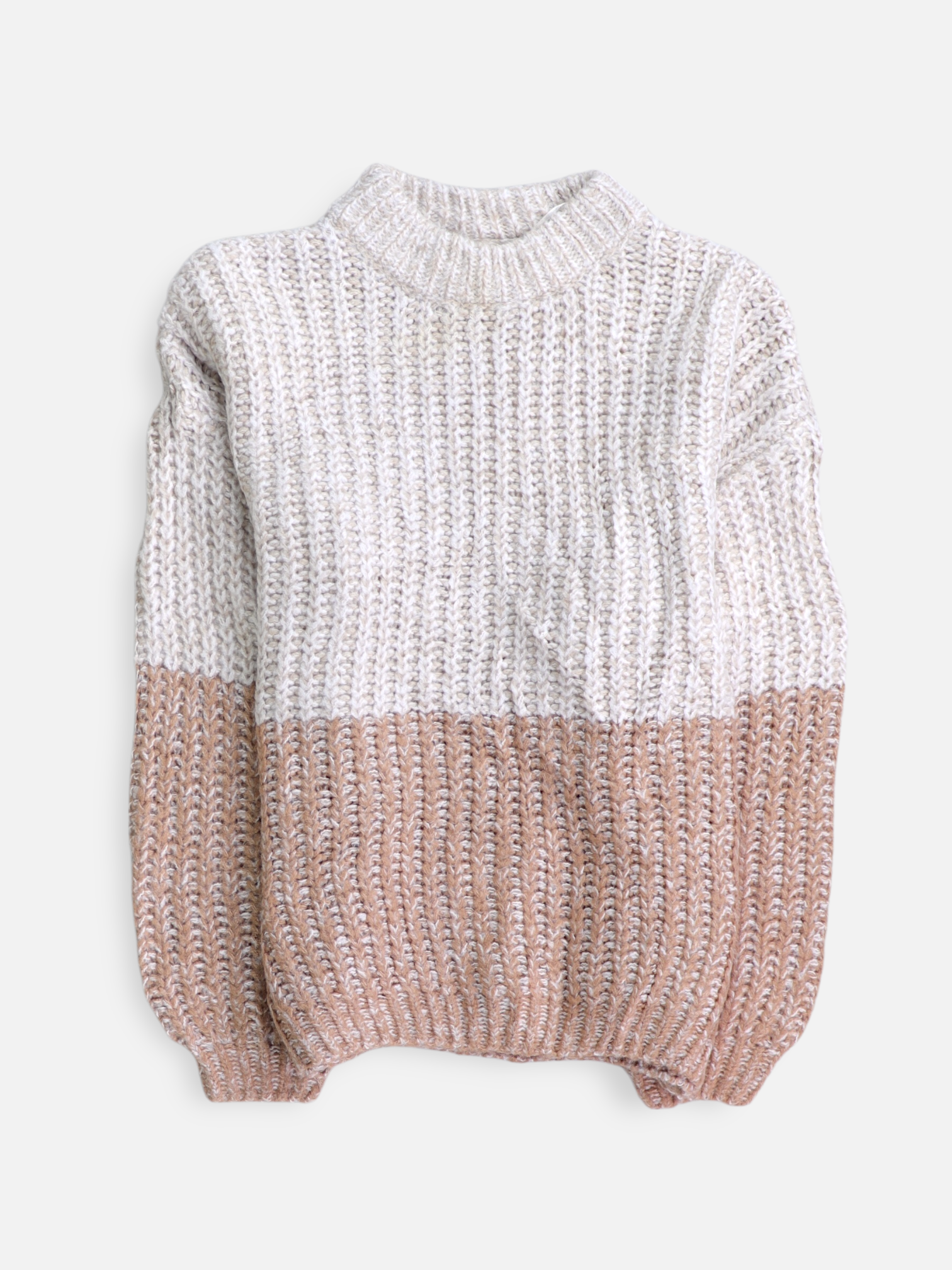 PRIMARK Sueter Knit Color Block - Niña - Small - 6-8Y (Años)