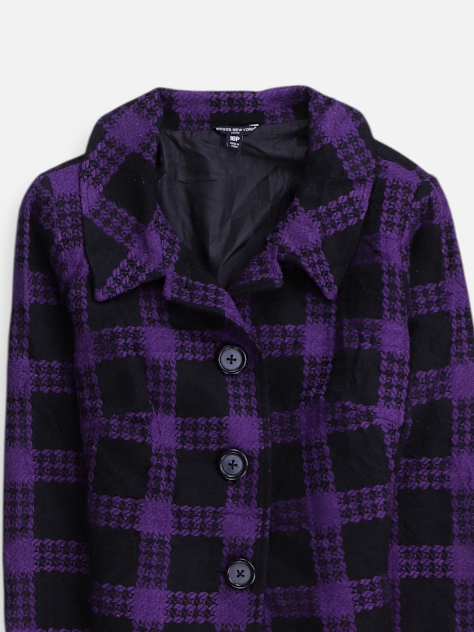 Chaqueta Casual Color Block - Mujer - 16 petite
