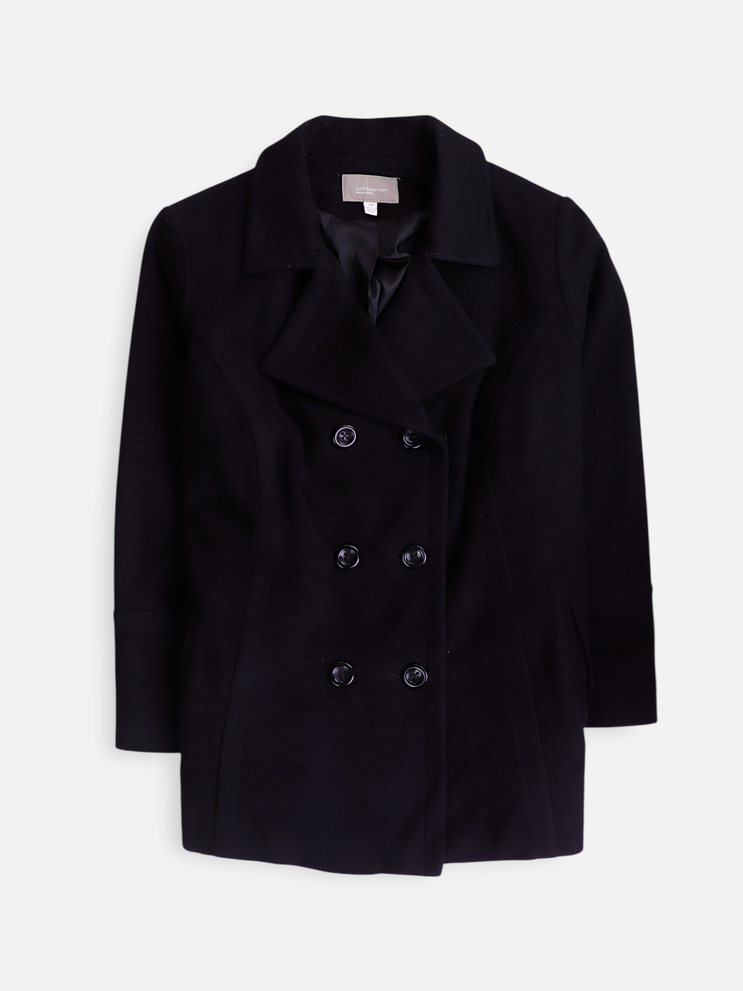 Croft & Barrow Chaqueta Casual Basic - Mujer - 2XL