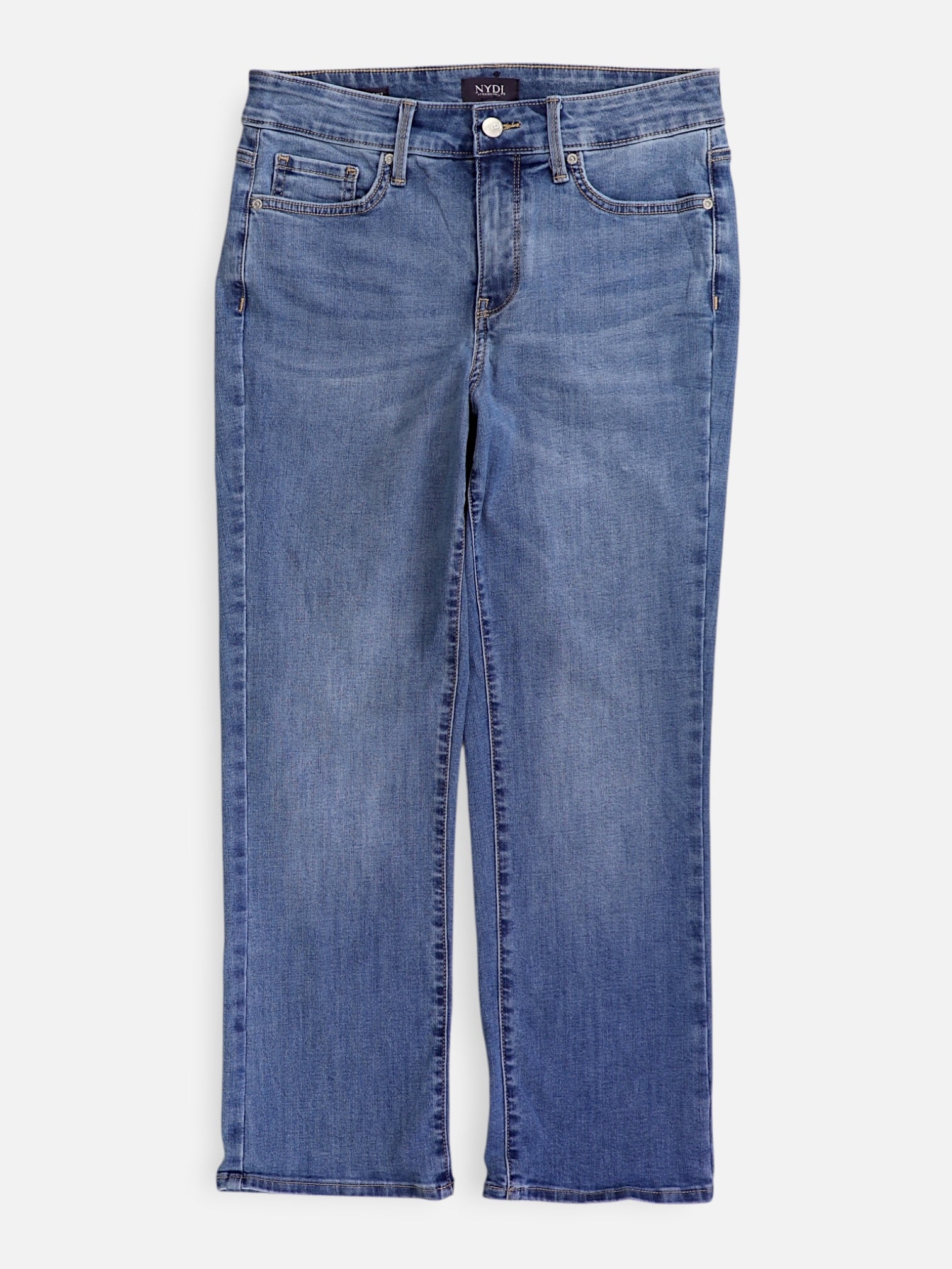 Jean High Rise Straight Denim - Mujer - 6