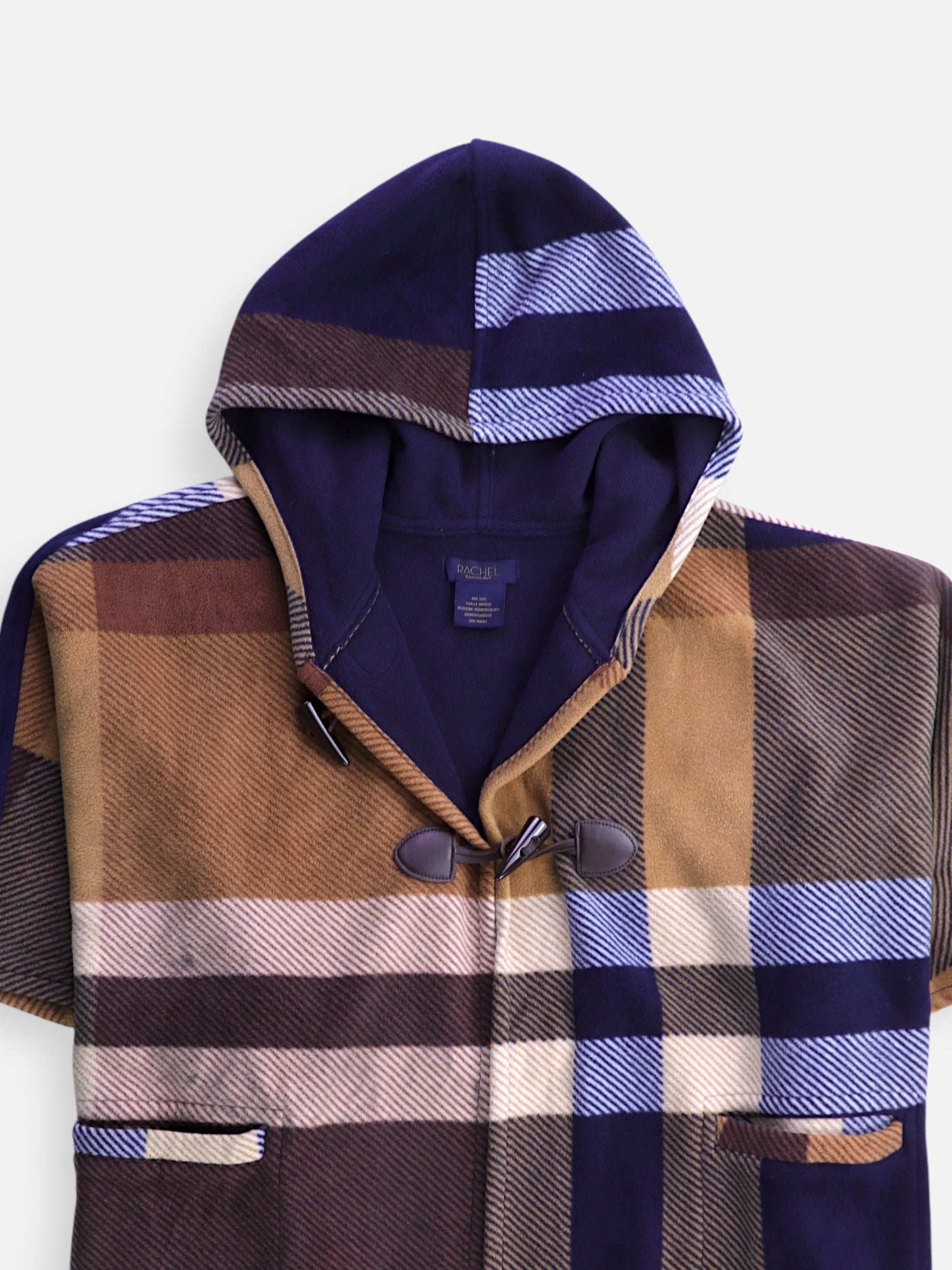 Poncho Color Block - Mujer - Talla Única (One Size)
