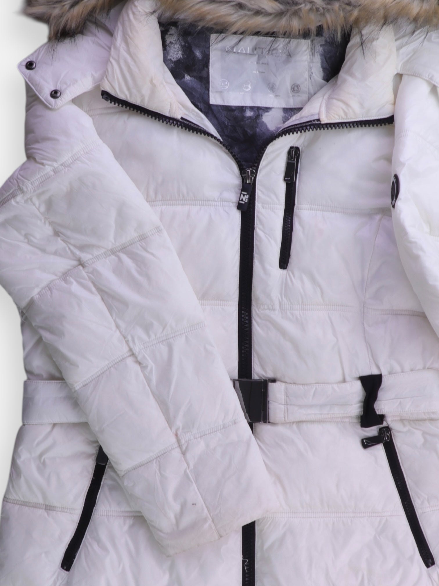 Nautica Abrigo Impermeable Puffer - Mujer - XL