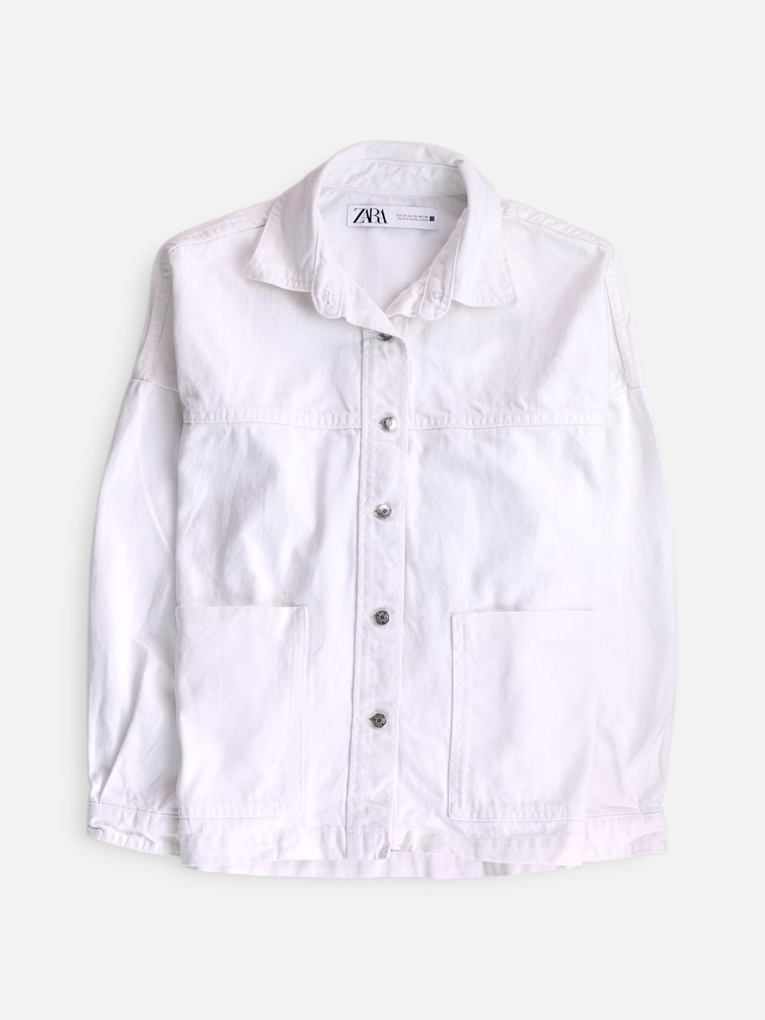 ZARA Chaqueta Casual Basic - Mujer - XS