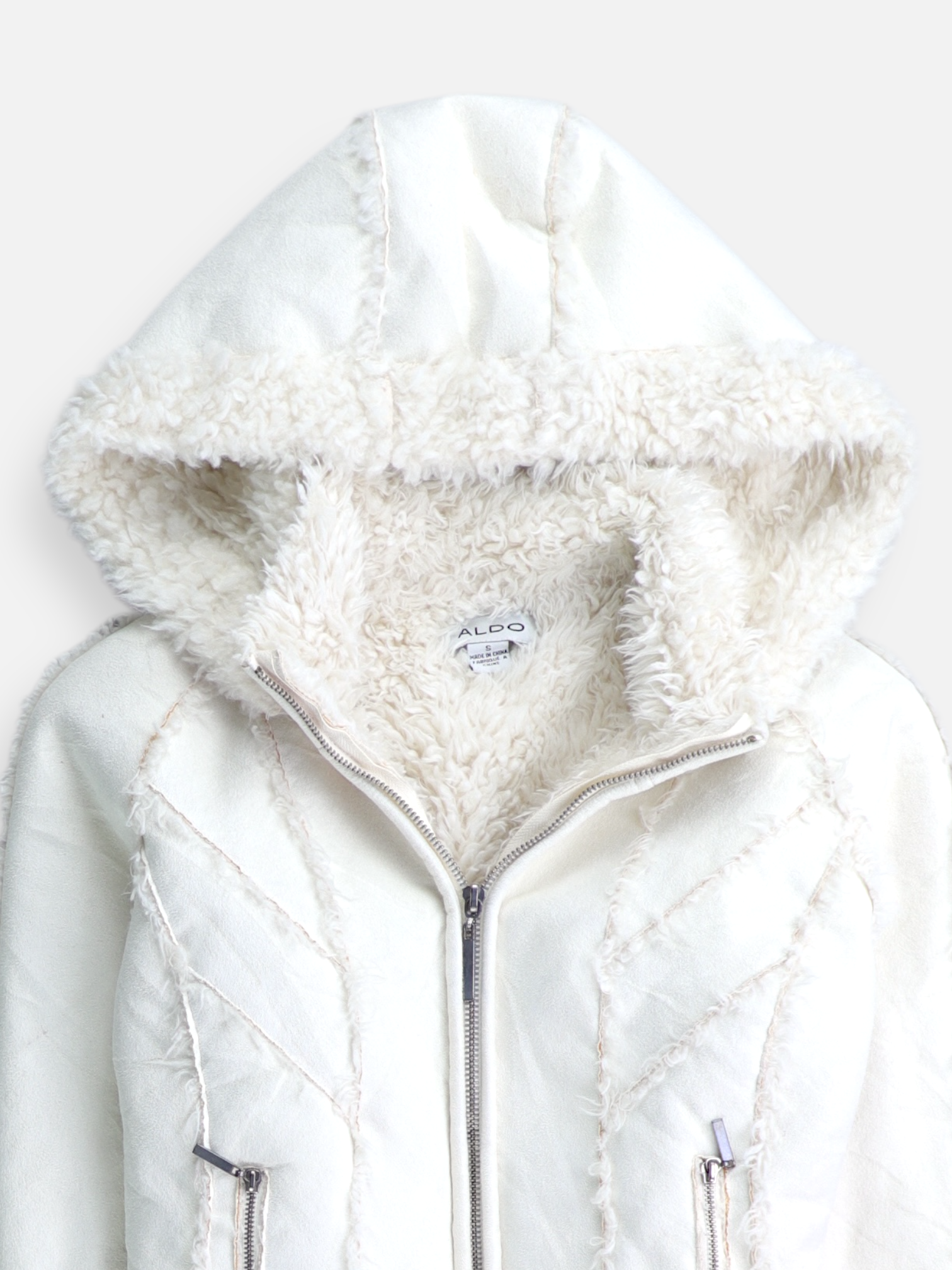 ALDO Chaqueta Casual Suede - Mujer - Small