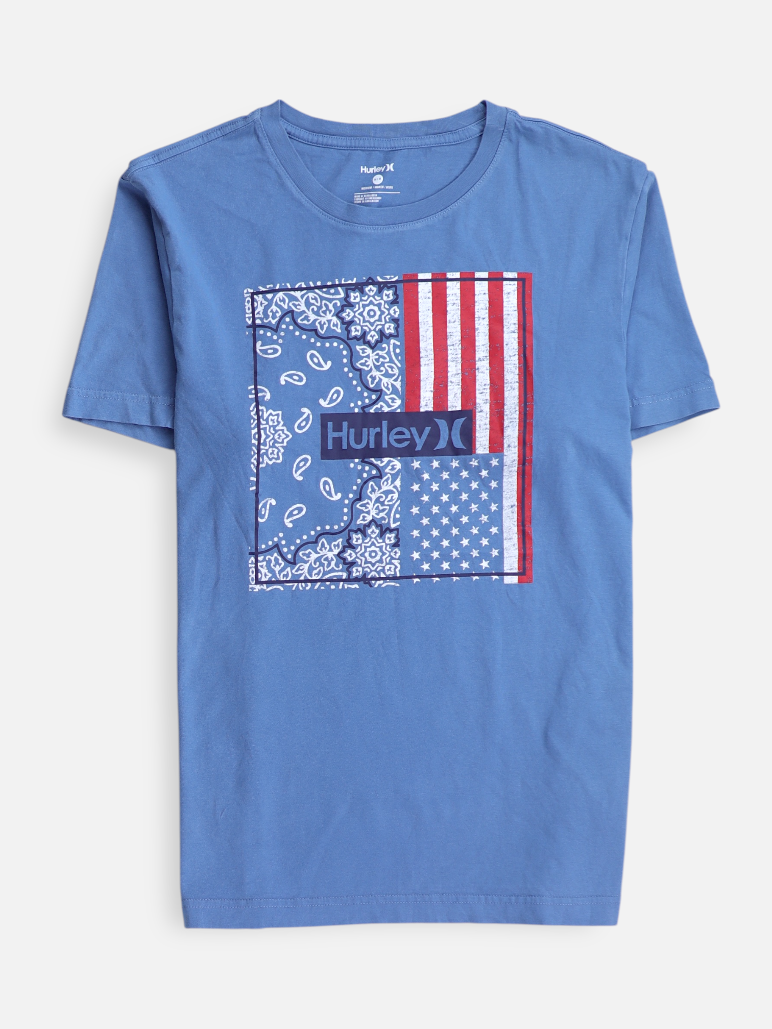 Hurley Camiseta Grafica - Hombre - Medium