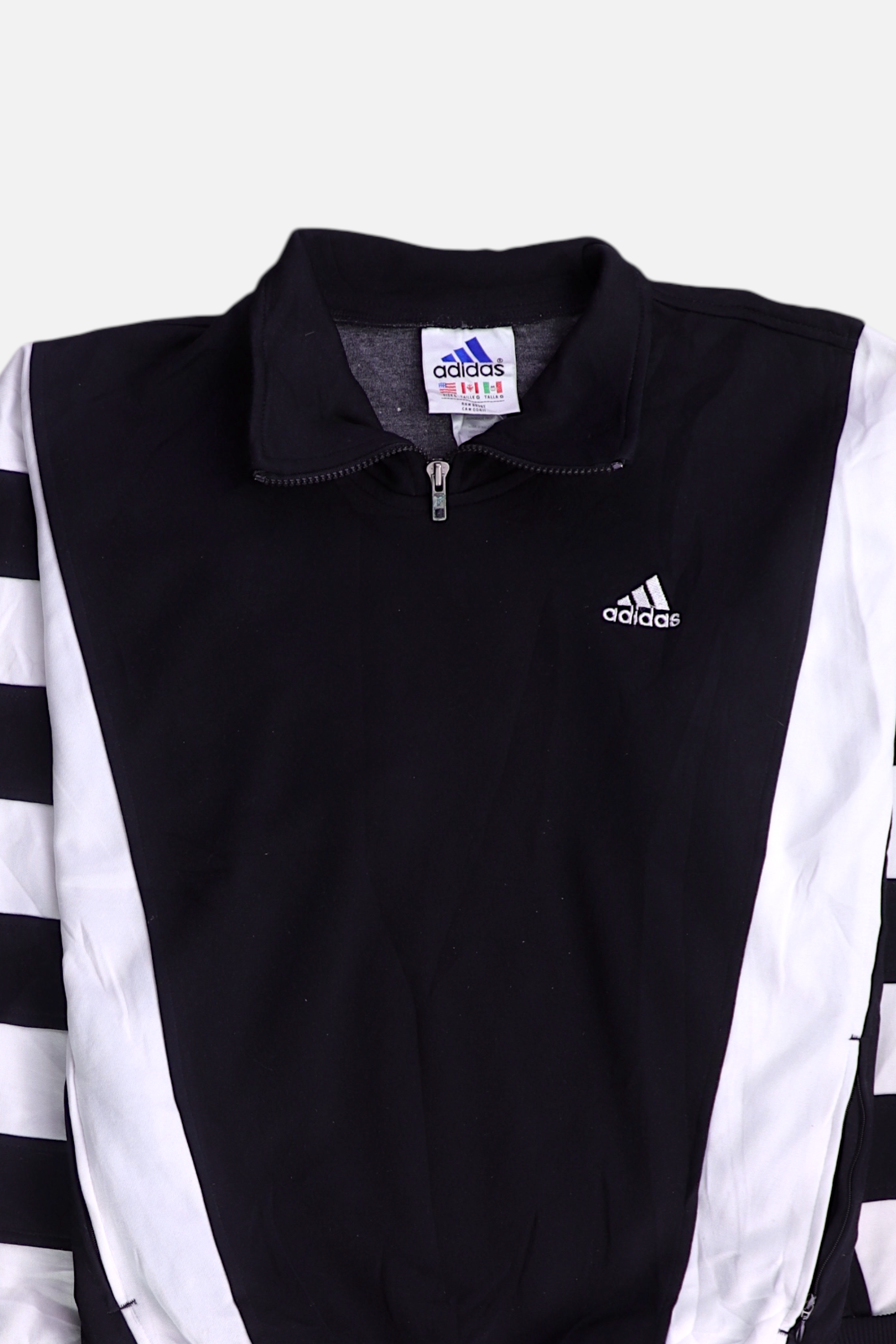 Adidas Sudadera Fleece Color Block - Hombre - Large