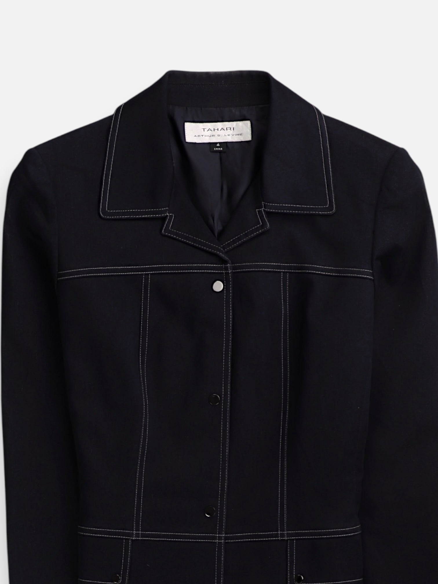 TAHARI Abrigo Single breasted trench Casual - Mujer - 4