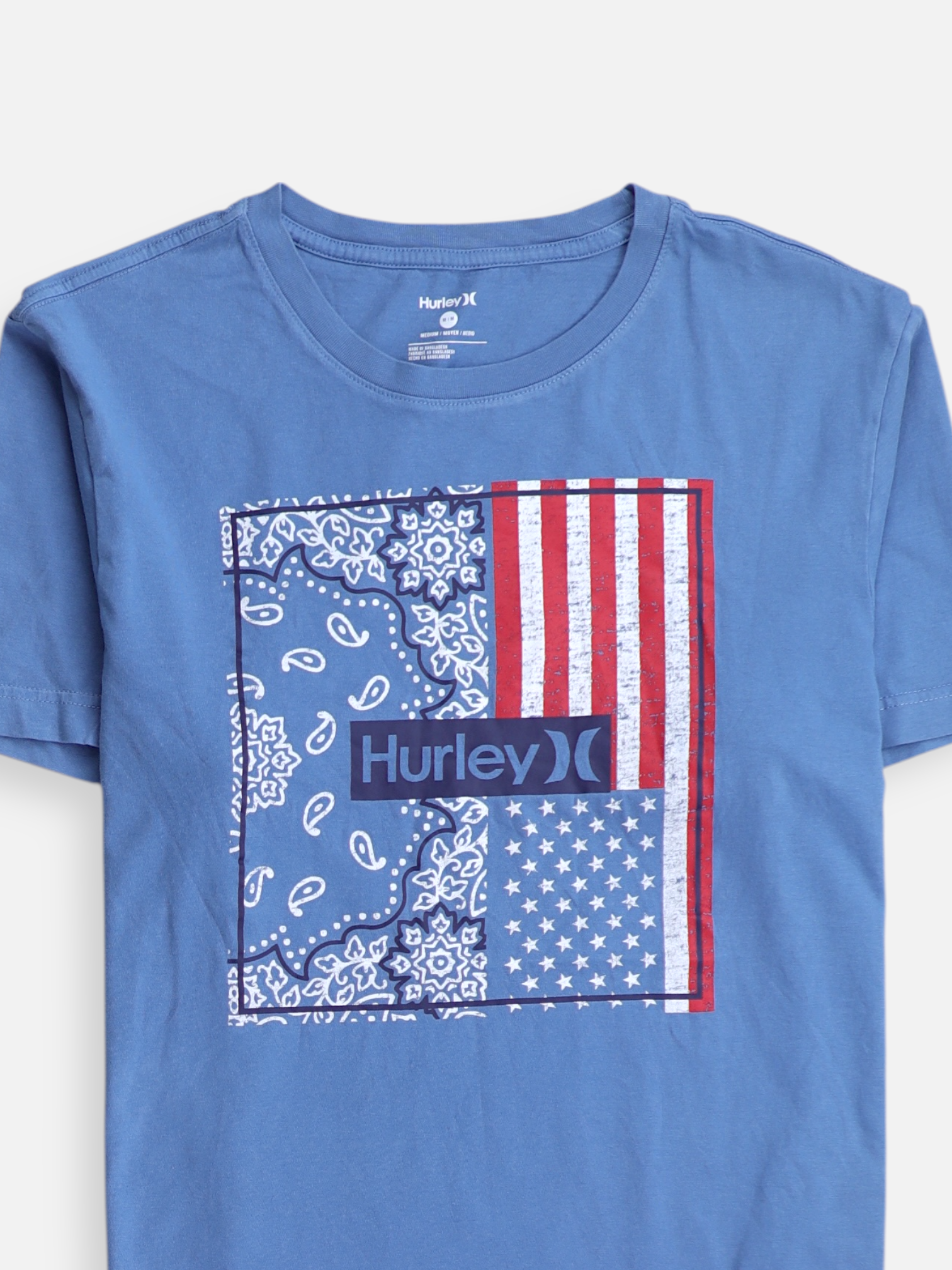 Hurley Camiseta Grafica - Hombre - Medium