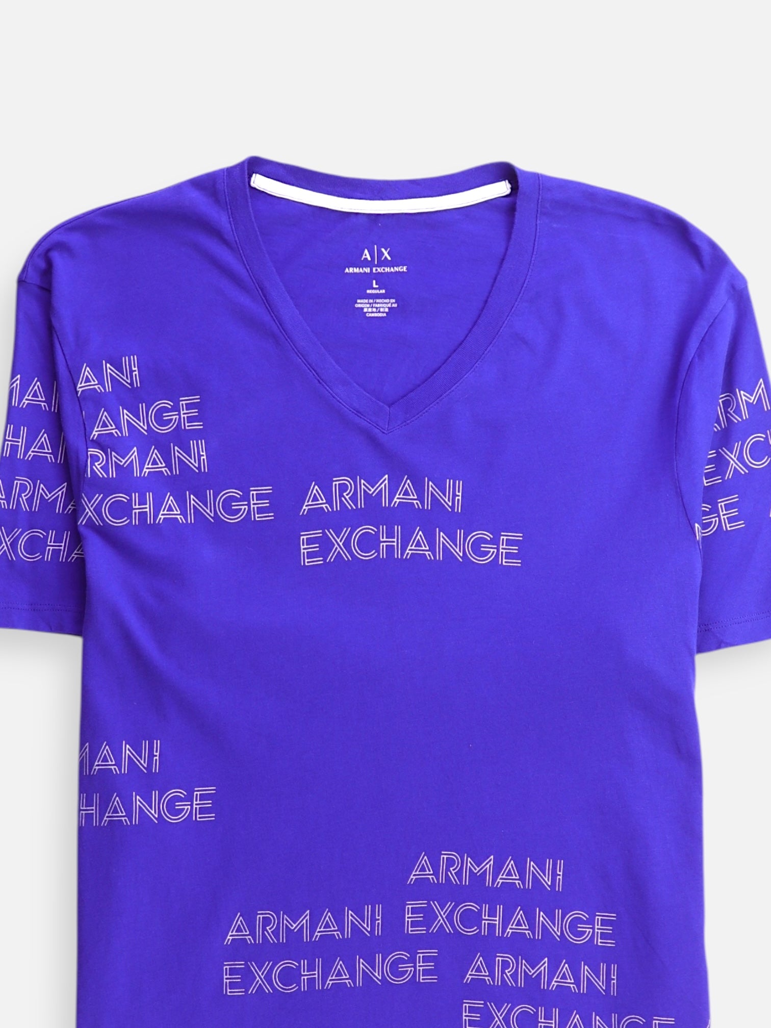 Armani Exchange Camiseta Grafica - Hombre - Large