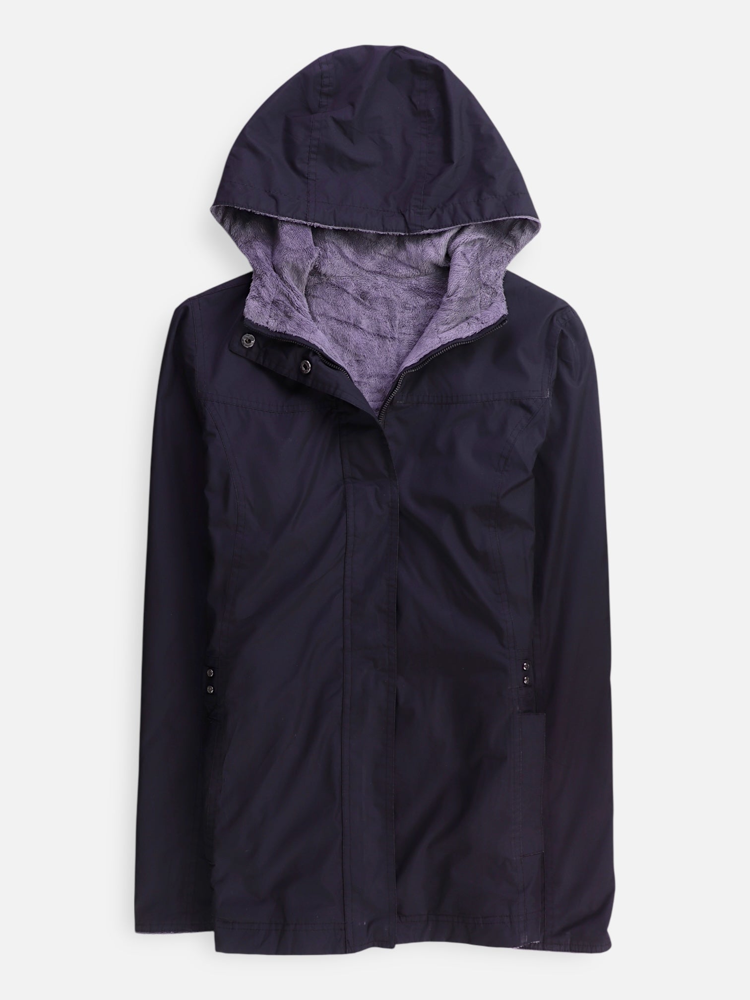 FREE COUNTY Chaqueta Impermeable Reversible - Mujer - Small