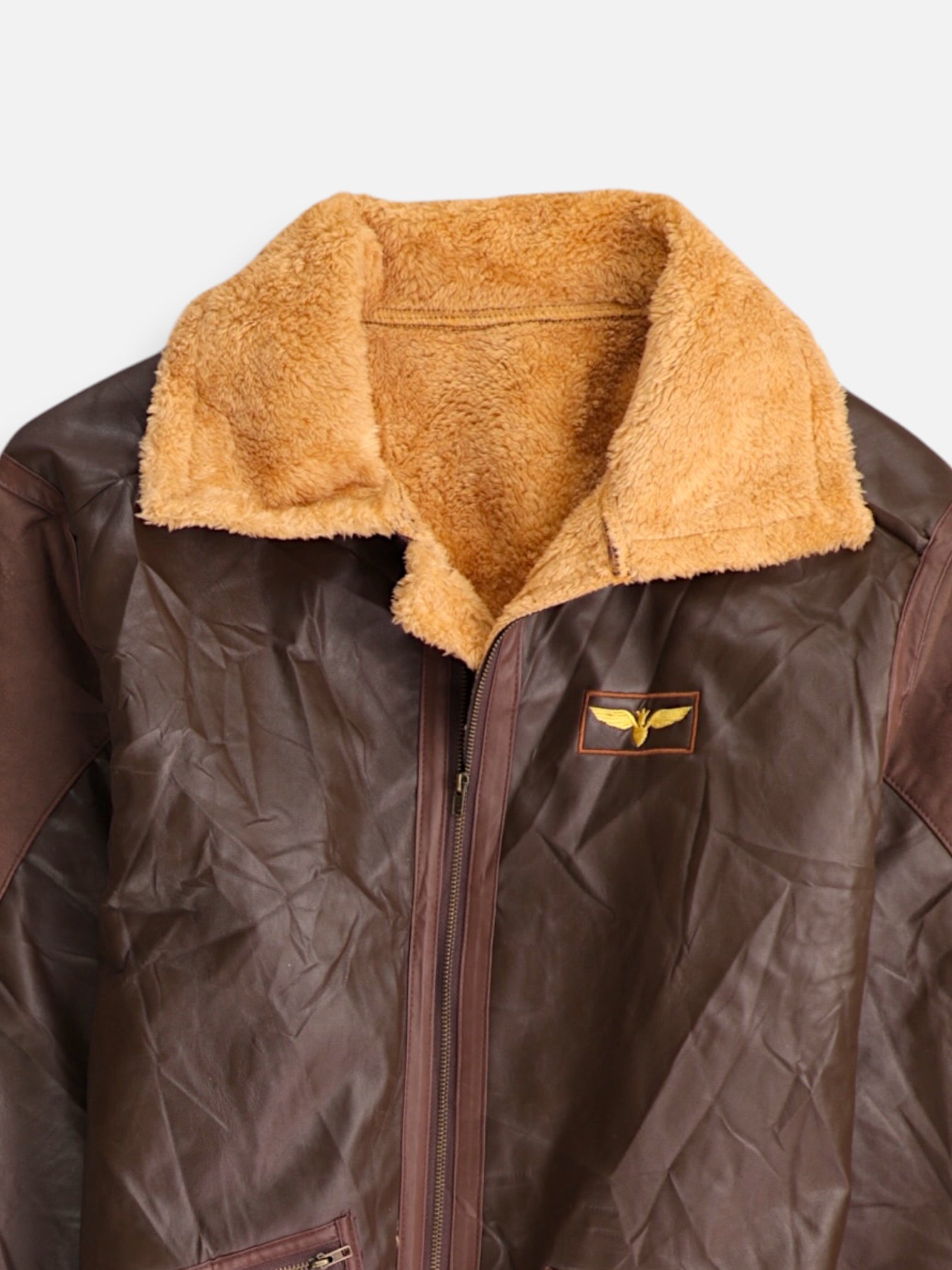 Chaqueta Aviator Cuero - Hombre - N/A