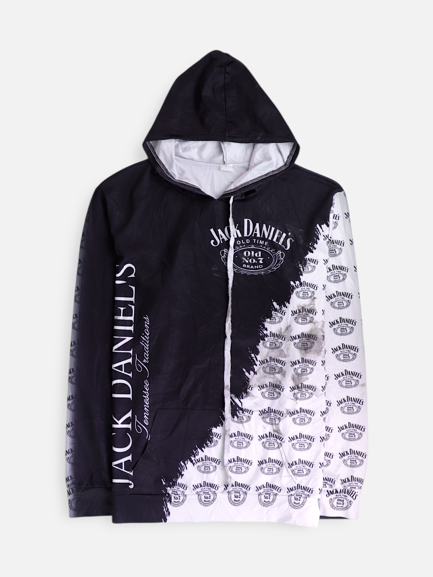 Sudadera Hoodie Color Block - Hombre - XL