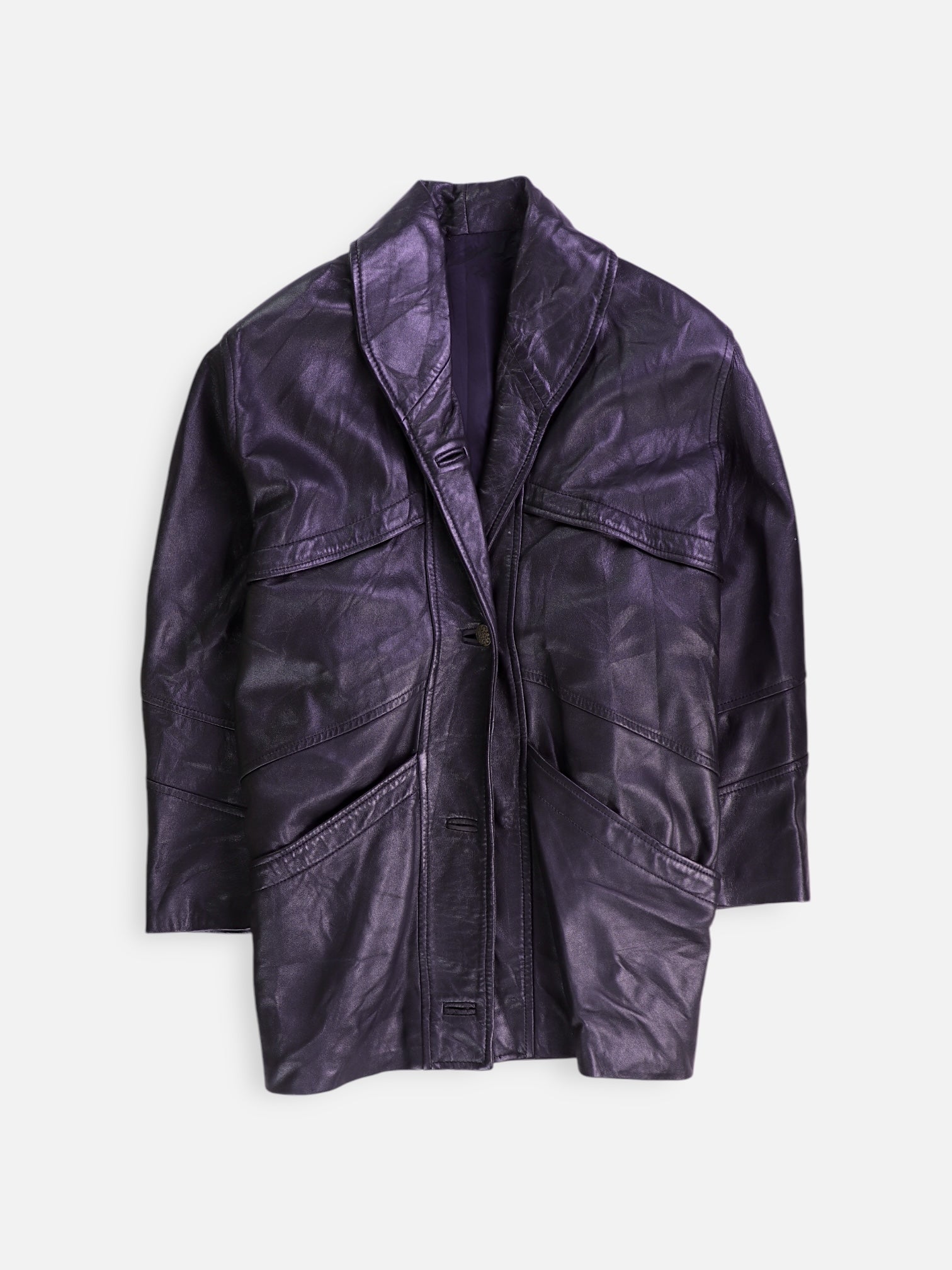 Chaqueta Casual Cuero - Hombre - Large