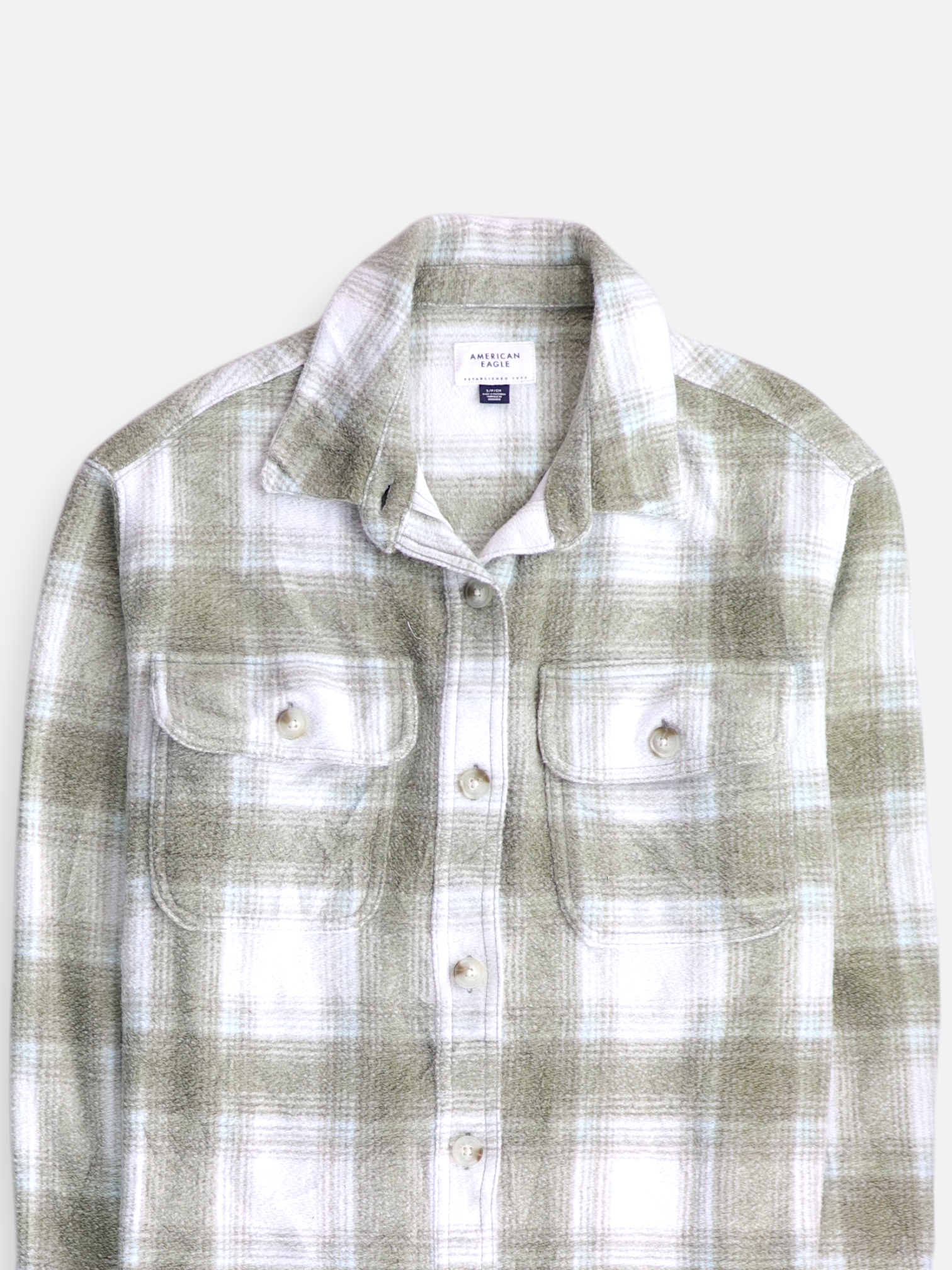 American Eagle Chaqueta Sobrecamisa Basic - Hombre - Small