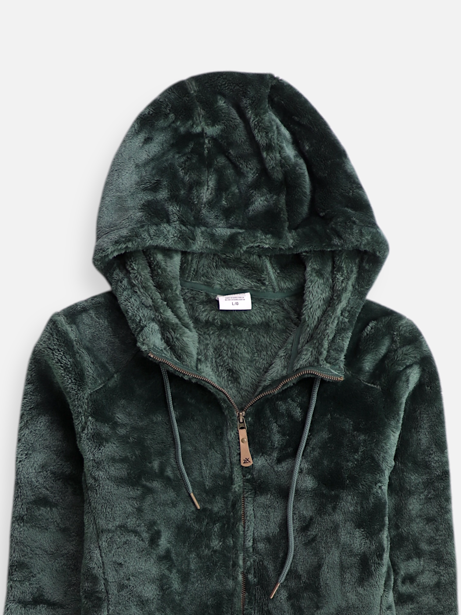 ZERO X POSUR Sudadera Hoodie Teddy - Mujer - Large