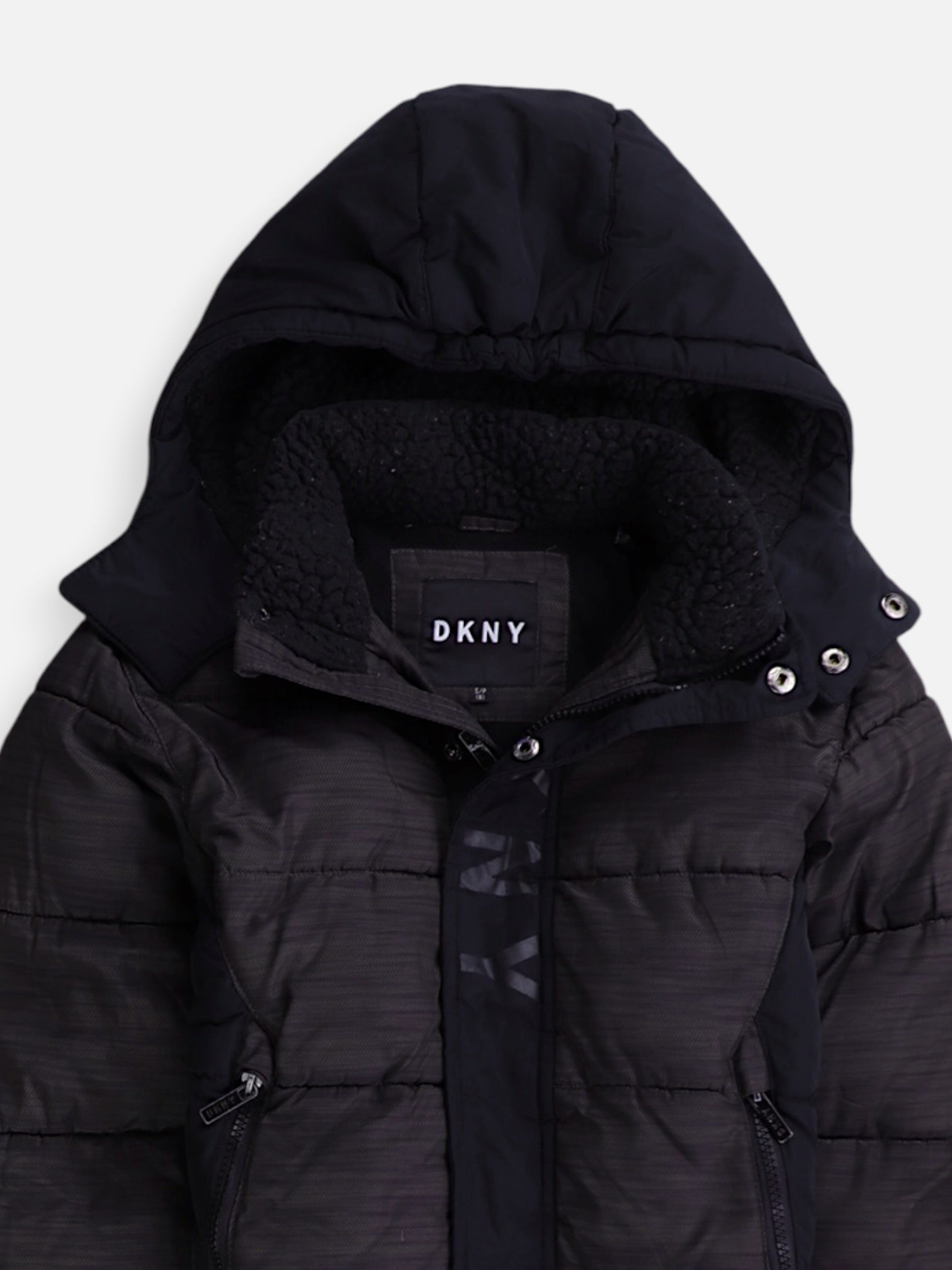 DKNY Chaqueta Puffer Impermeable - Niño - Small - 7-8Y (Años)