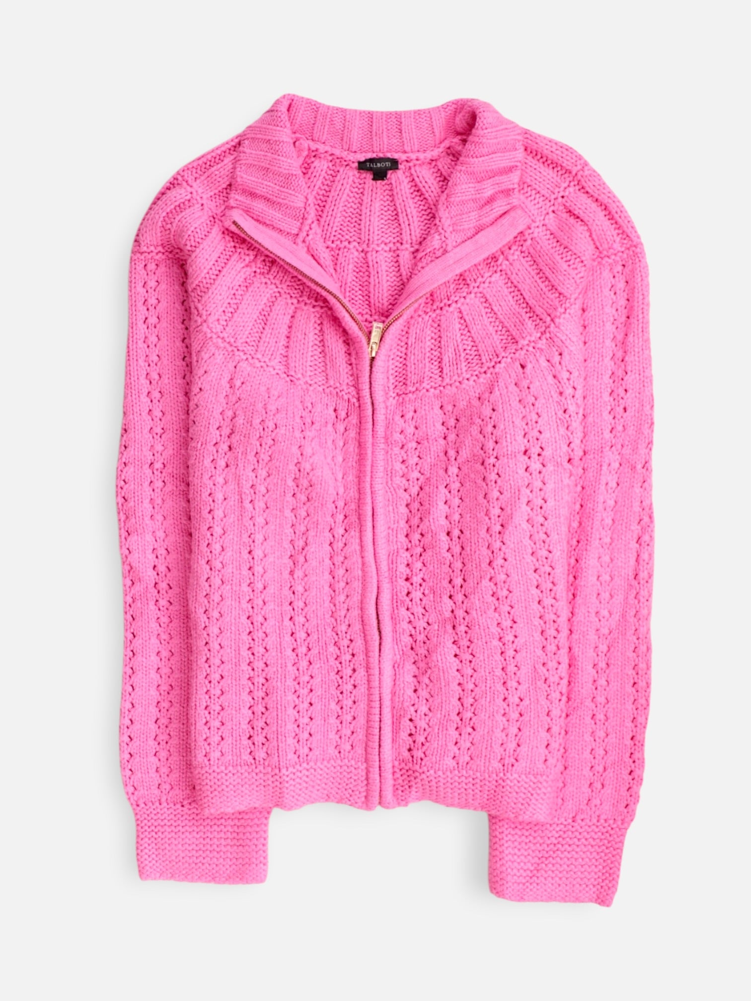 TALBOTS Sueter Fleece Casual - Mujer - Large