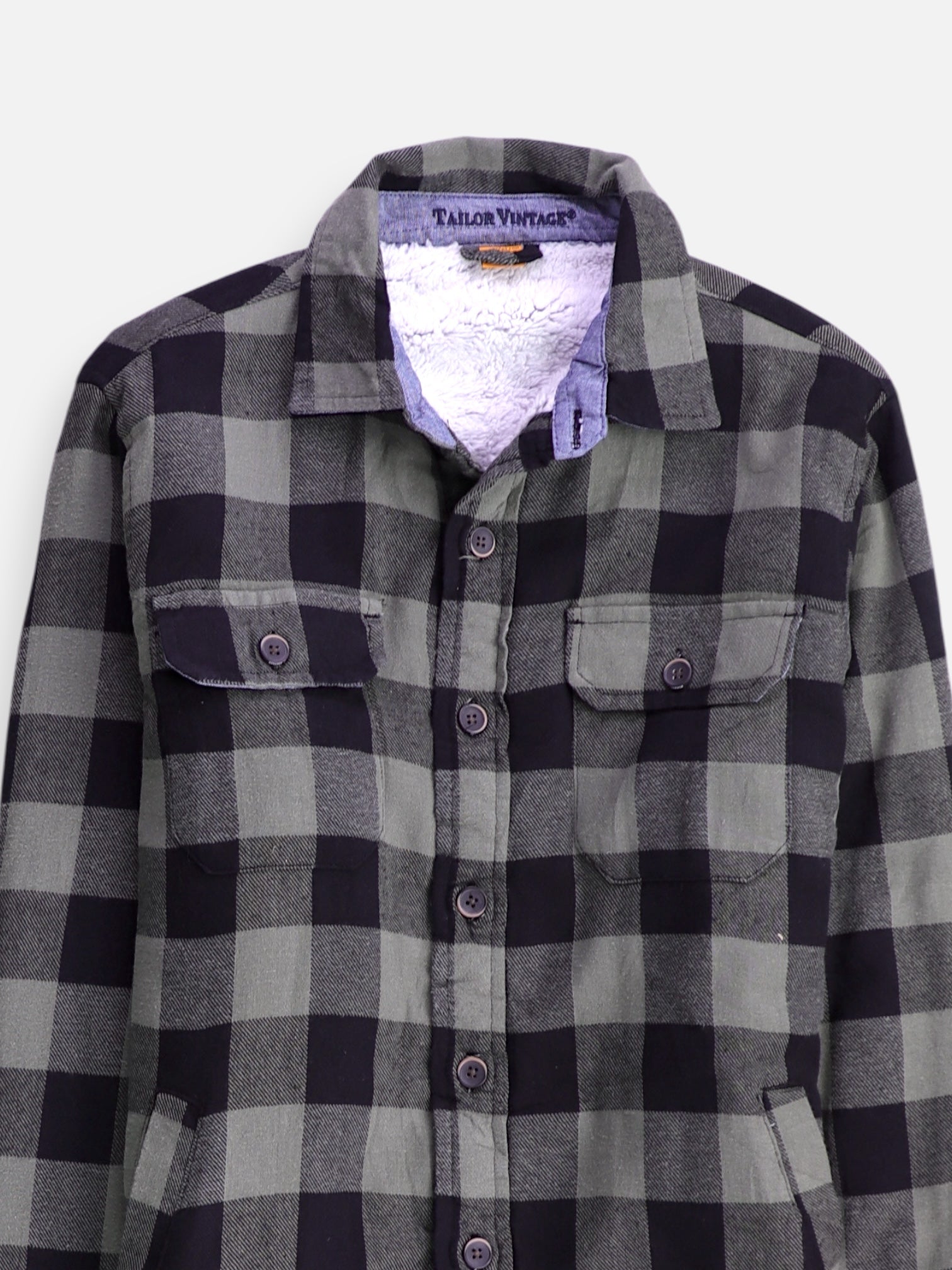 Chaqueta Sobrecamisa Color Block - Hombre - Small