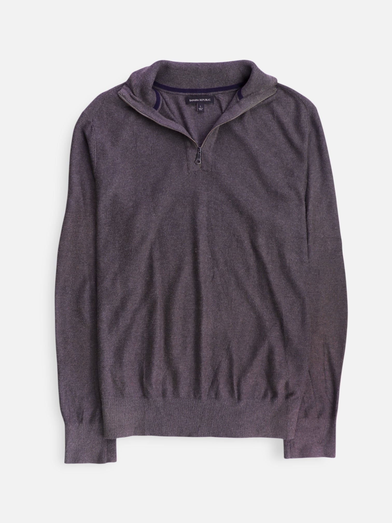 Banana Republic Sueter Fleece Casual - Hombre - Large