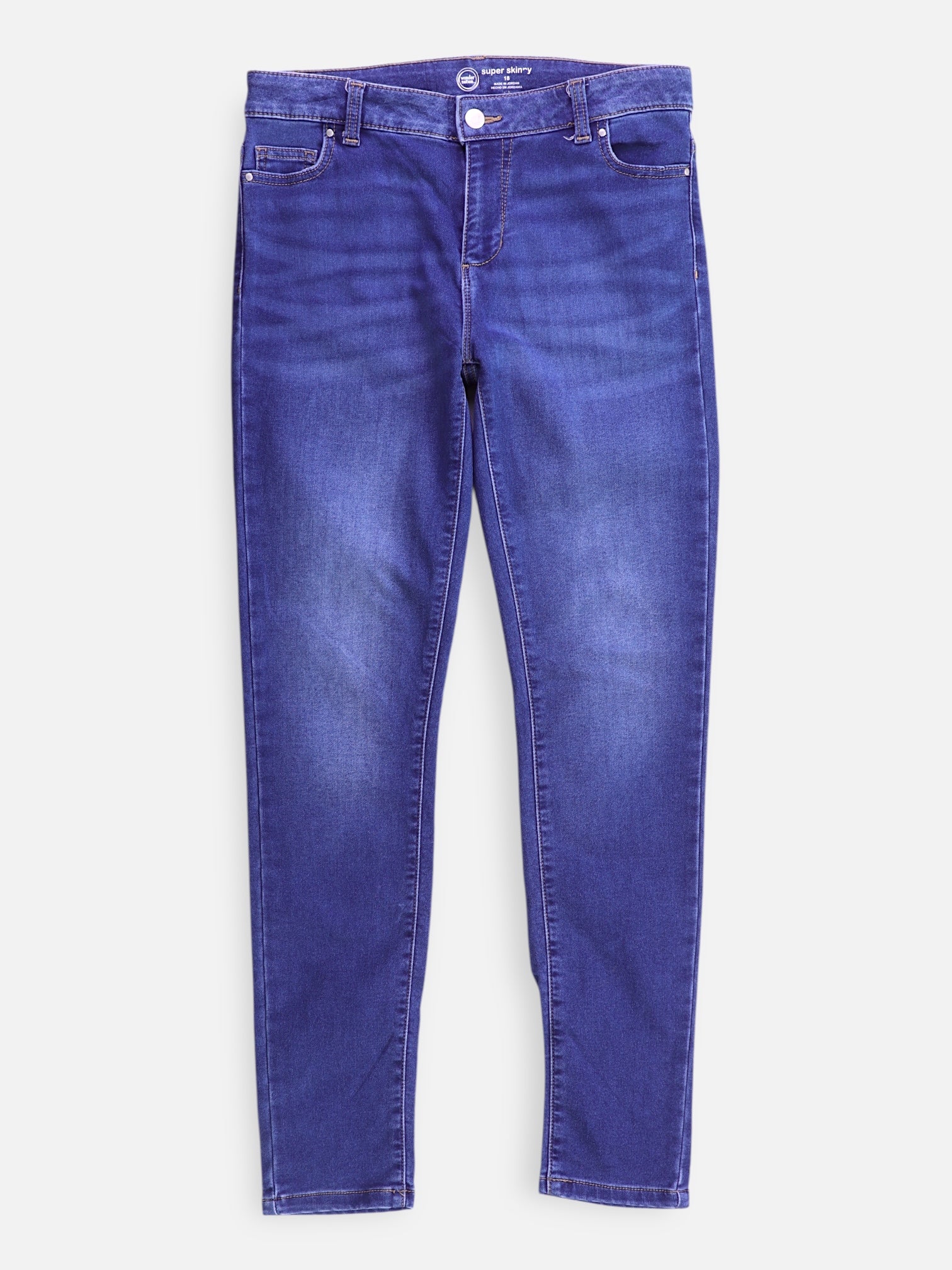 Wonder Nation Jean Skinny Fit Denim - Niña - Large - 16-18Y (Años)