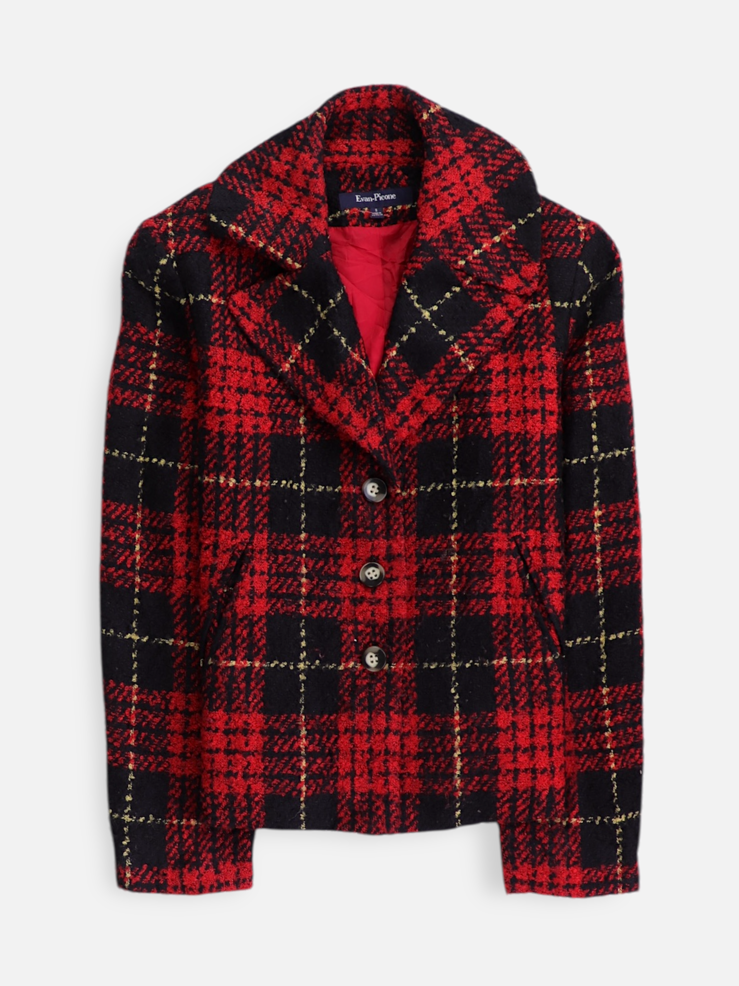 Chaqueta Casual Plaid Types - Mujer - Small