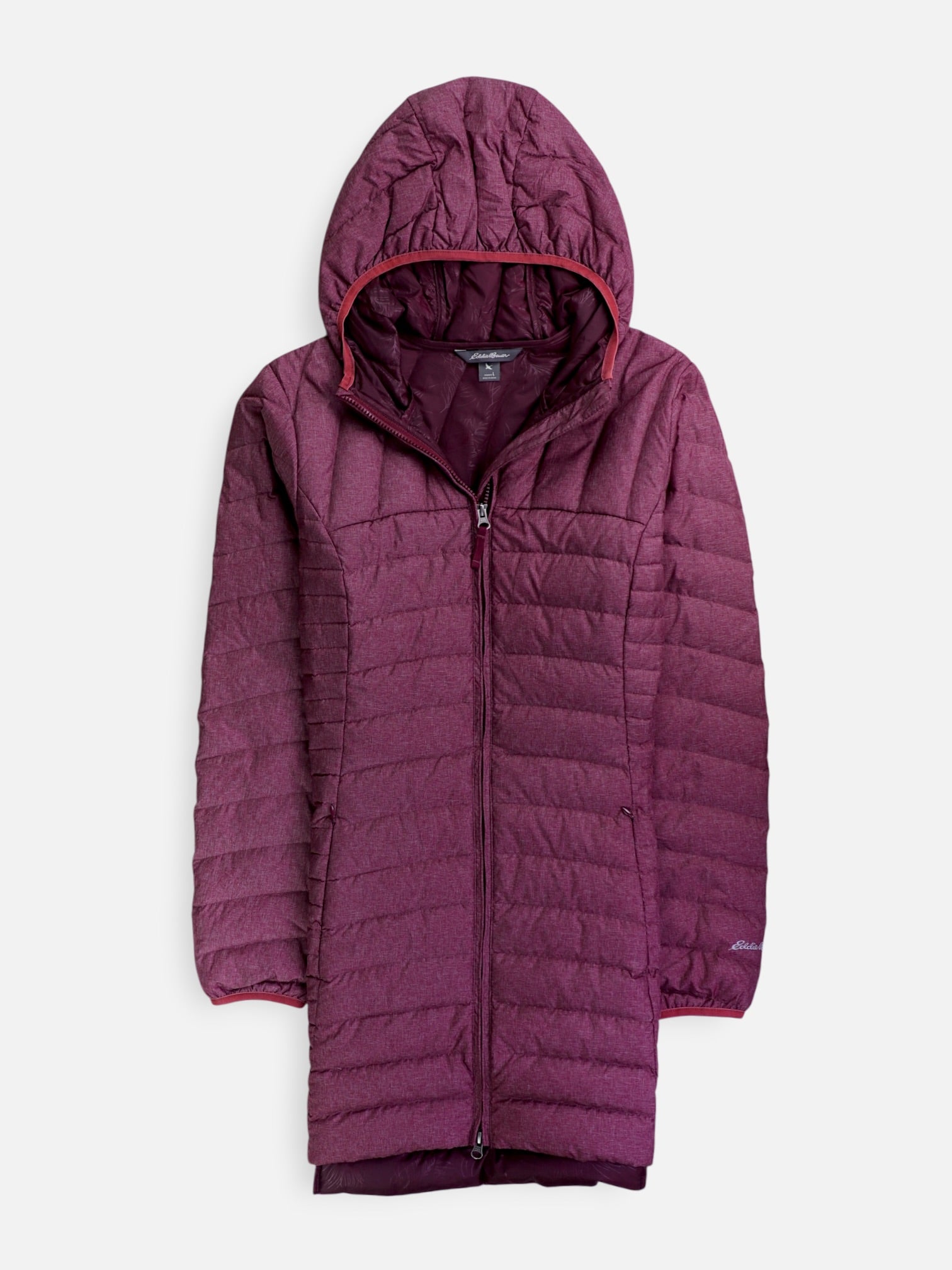 Eddie Bauer Abrigo Casual Puffer - Mujer - Large