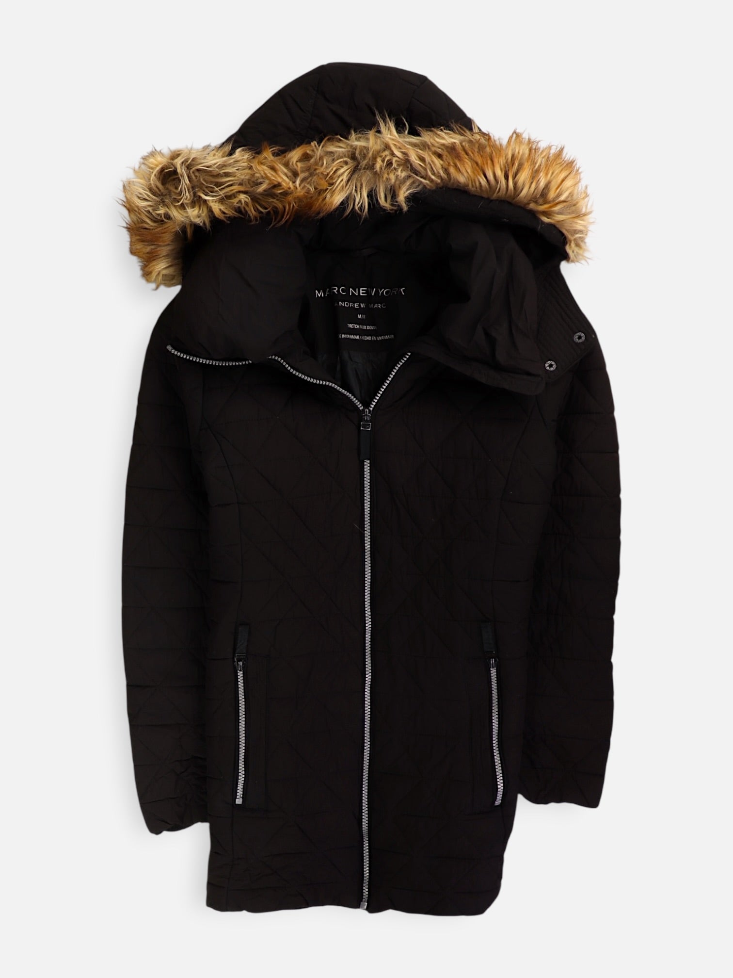 ANDREW MARC Chaqueta Puffer Impermeable - Mujer - Medium