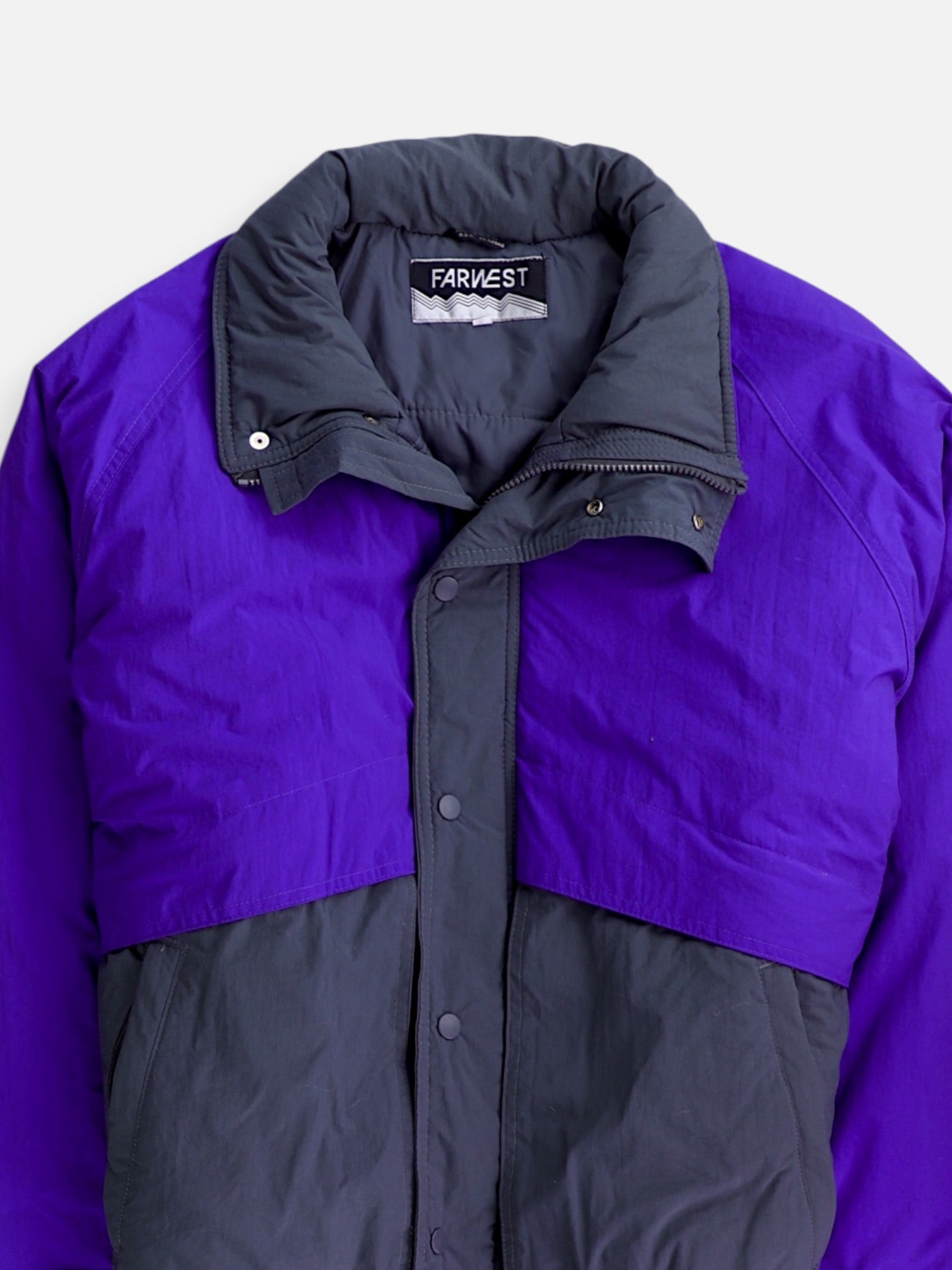 Chaqueta Impermeable Color Block - Hombre - Large