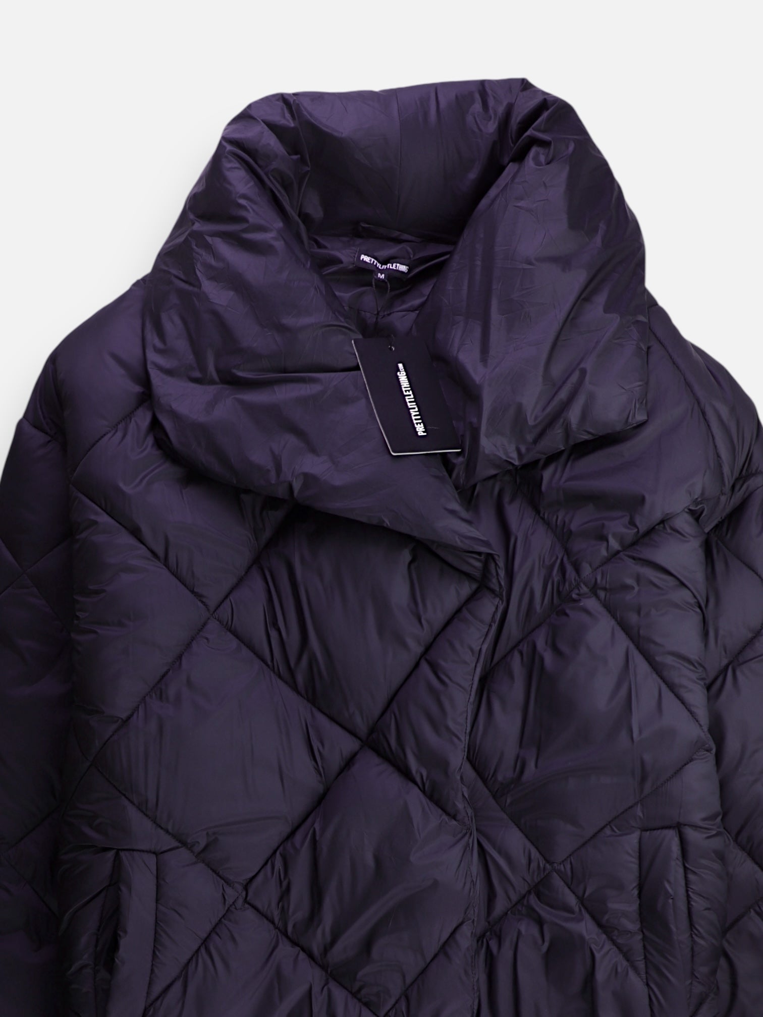 PRETTY LITTLE THINGS Abrigo Impermeable Puffer - Mujer - Medium