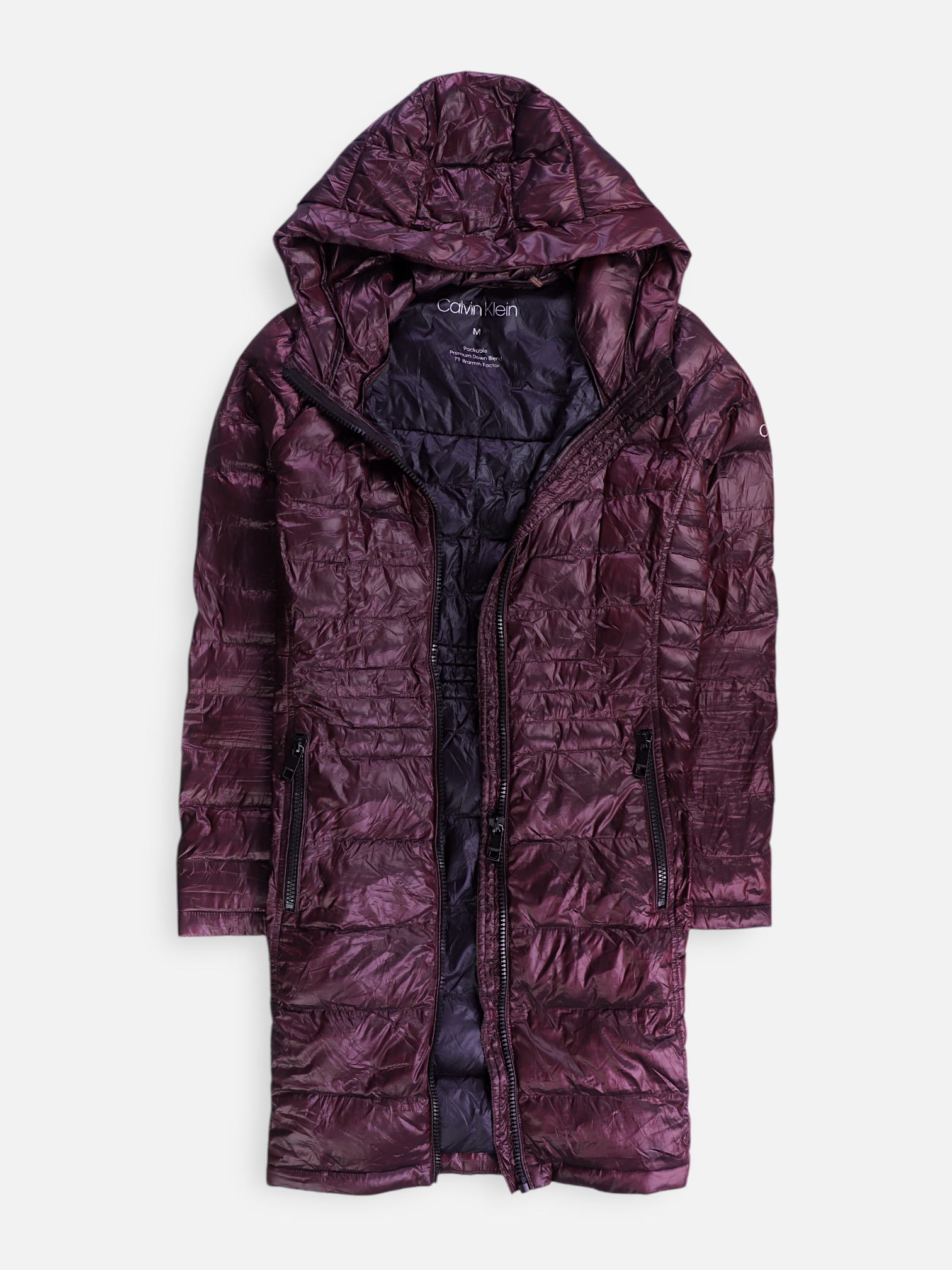 Calvin Klein Abrigo Impermeable Puffer - Mujer - Medium